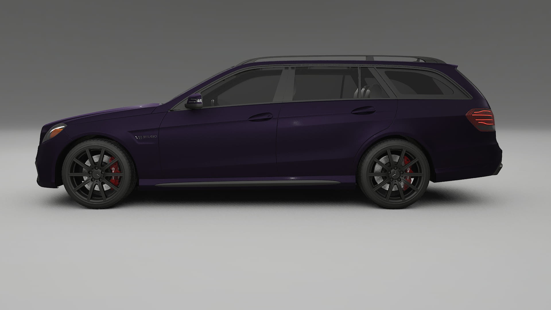 Mercedes E63 AMG Combi W212 facelift PPF Fólie | VIOLET TPU PPF - kompletní pre-cut kit