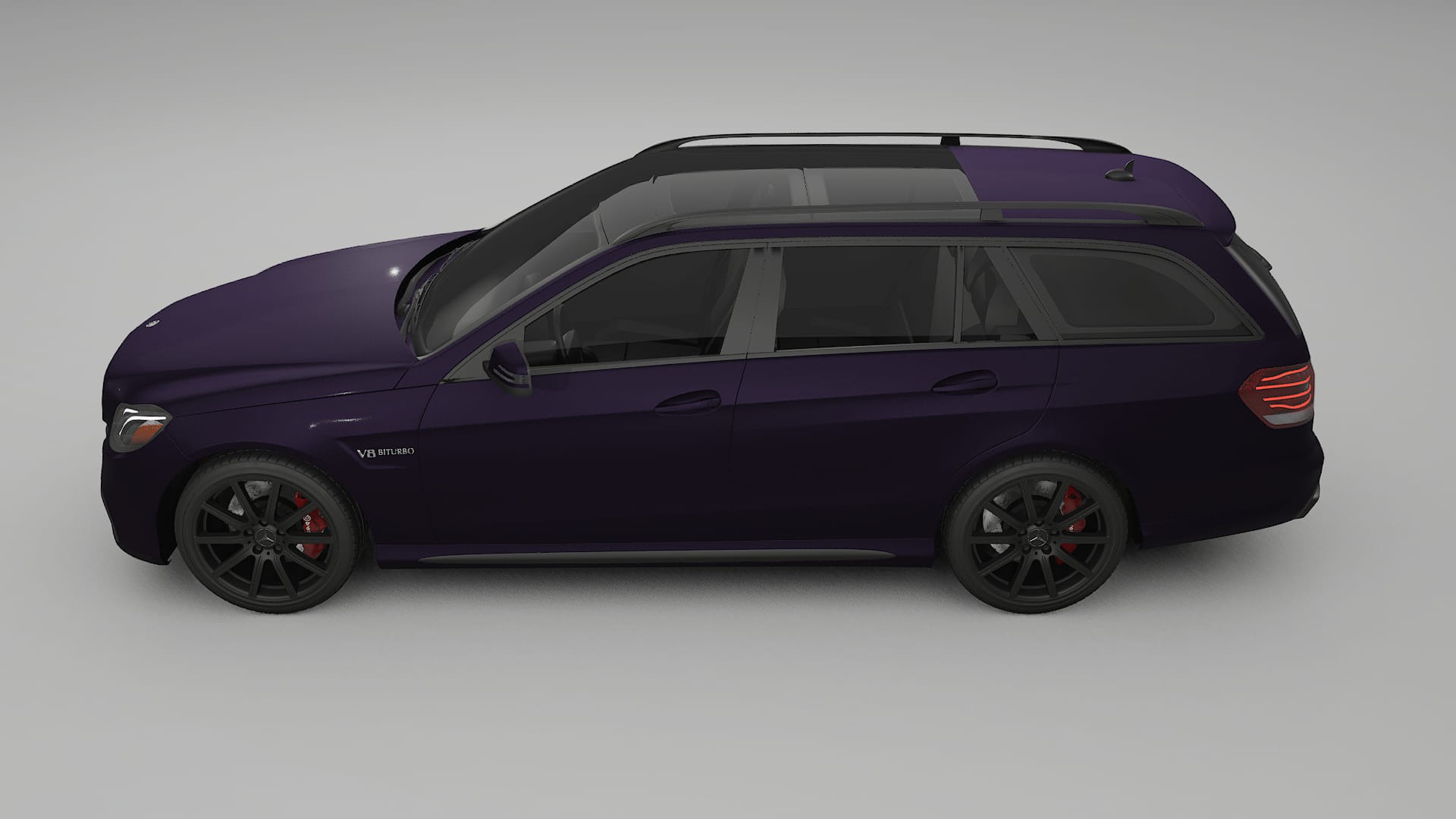 Mercedes E63 AMG Combi W212 facelift PPF Fólie | VIOLET TPU PPF - kompletní pre-cut kit