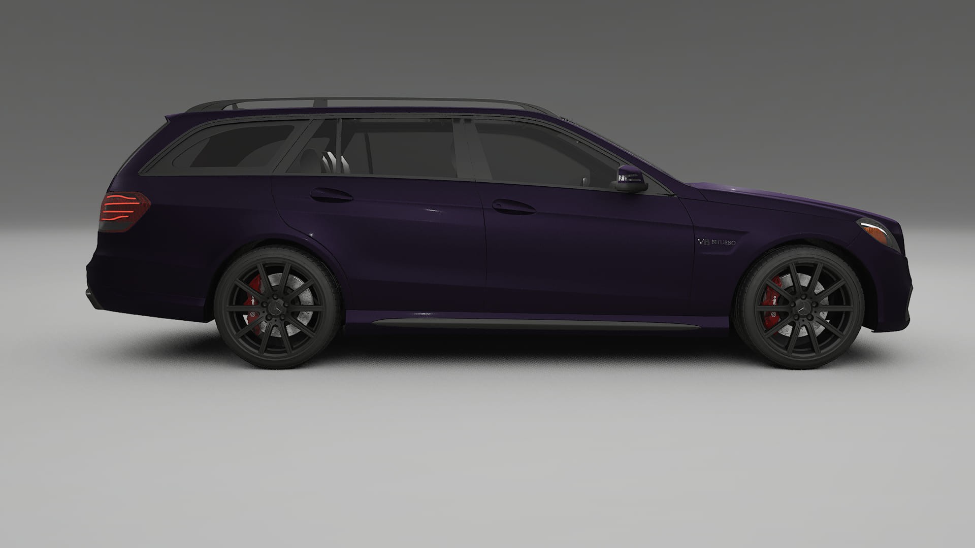 Mercedes E63 AMG Combi W212 facelift PPF Fólie | VIOLET TPU PPF - kompletní pre-cut kit