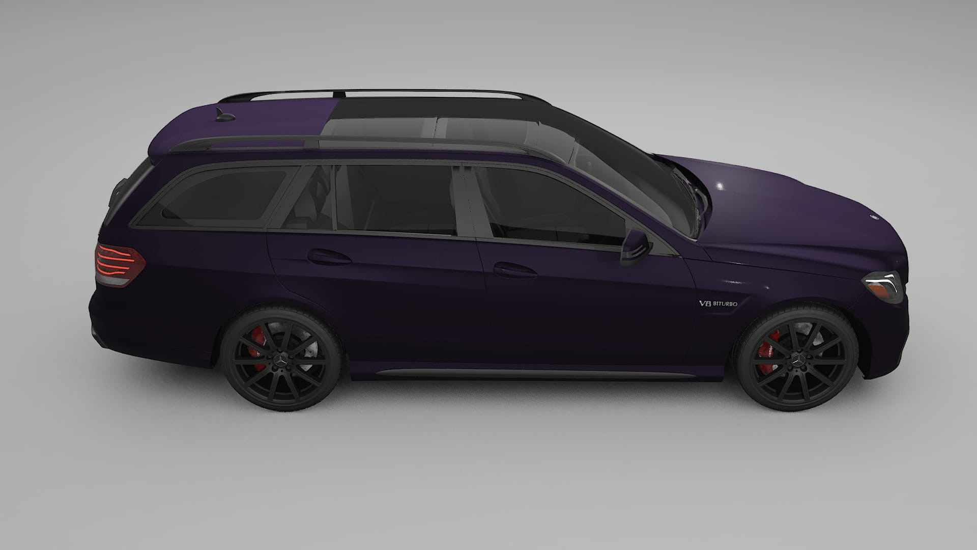 Mercedes E63 AMG Combi W212 facelift PPF Fólie | VIOLET TPU PPF - kompletní pre-cut kit