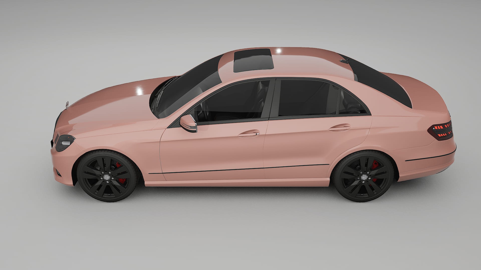 Mercedes E-Class Sedan W212 Prefacelift PPF Fólie | BLUSH TPU PPF - kompletní pre-cut kit