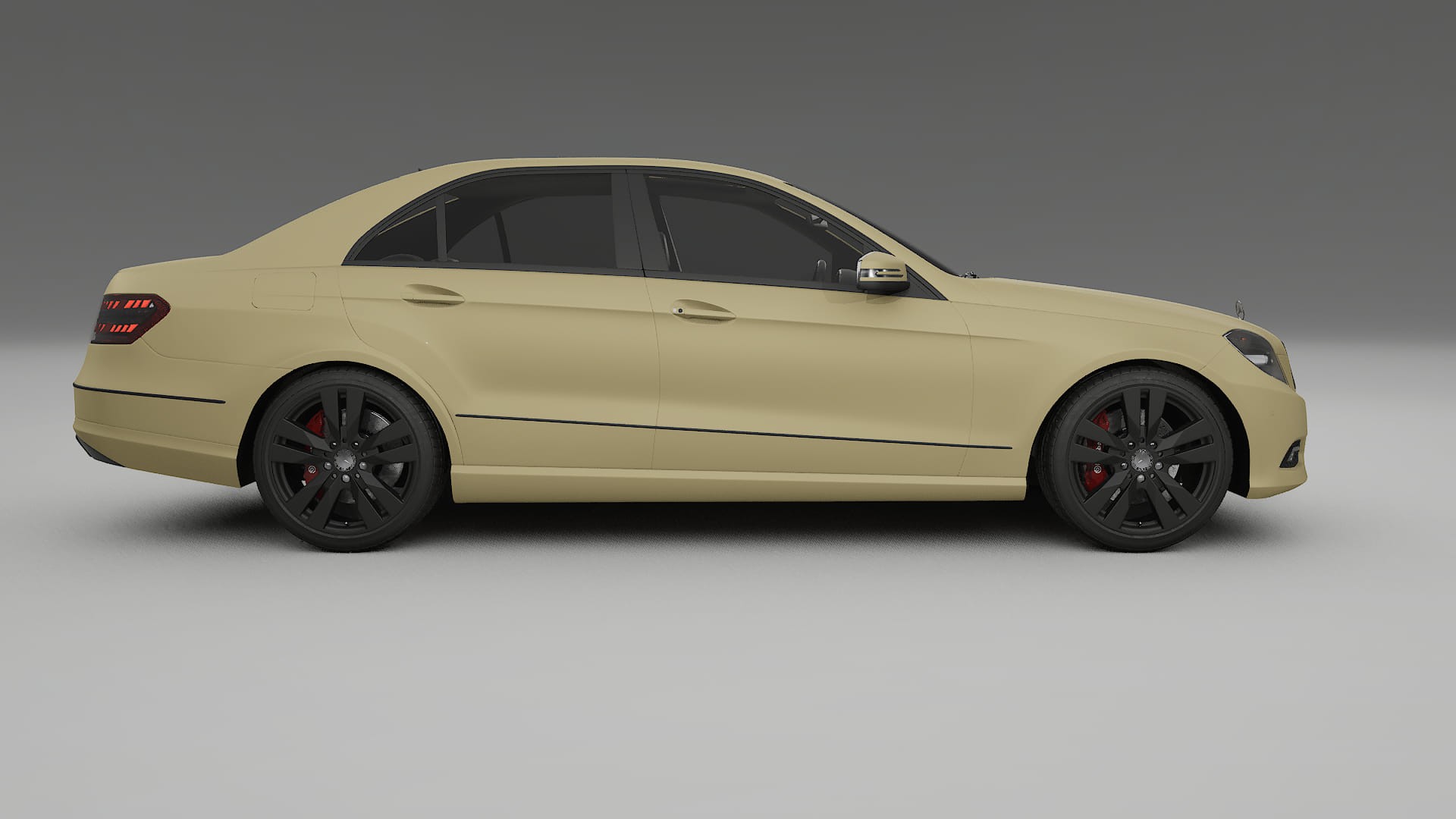 Mercedes E-Class Sedan W212 Prefacelift PPF Fólie | SAND TPU PPF - kompletní pre-cut kit