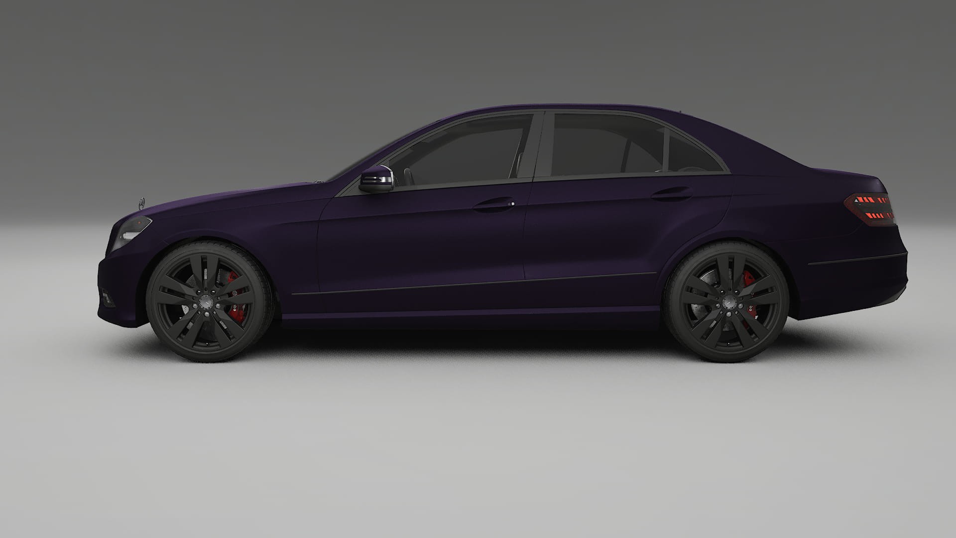 Mercedes E-Class Sedan W212 Prefacelift PPF Fólie | VIOLET TPU PPF - kompletní pre-cut kit