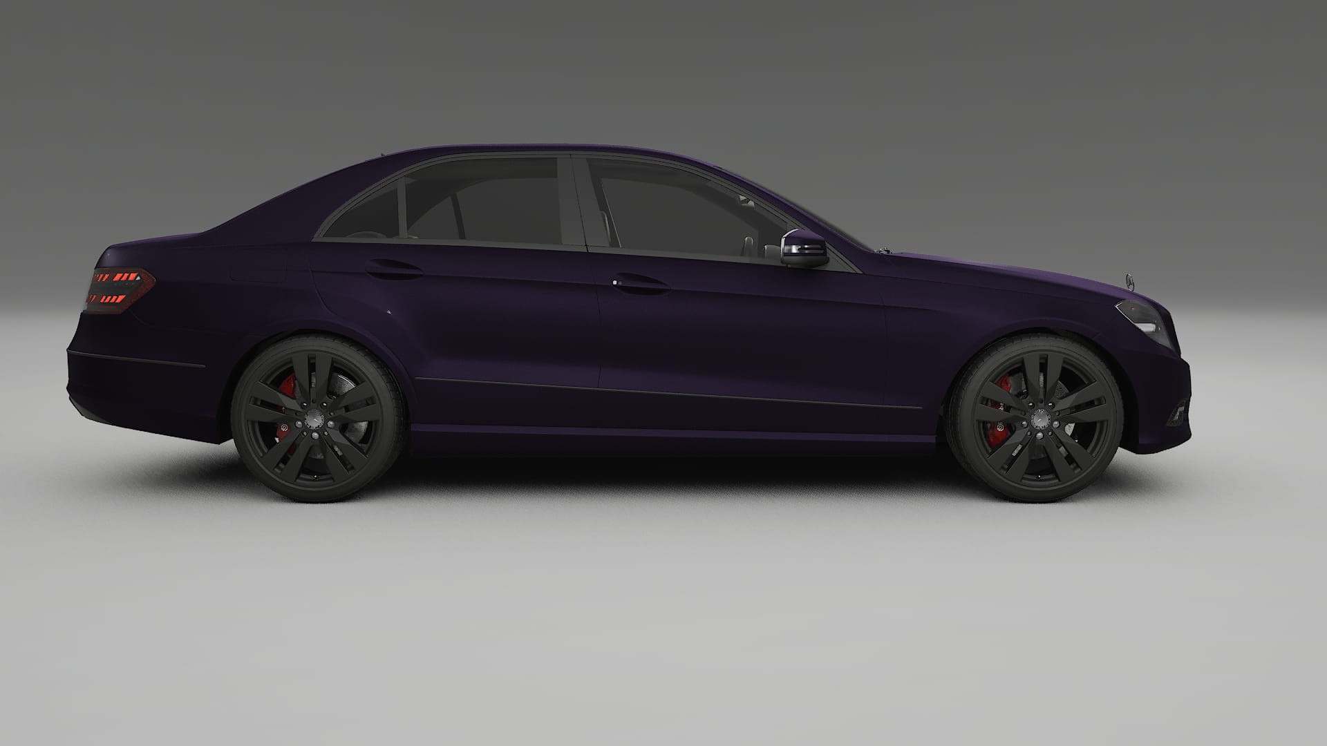 Mercedes E-Class Sedan W212 Prefacelift PPF Fólie | VIOLET TPU PPF - kompletní pre-cut kit