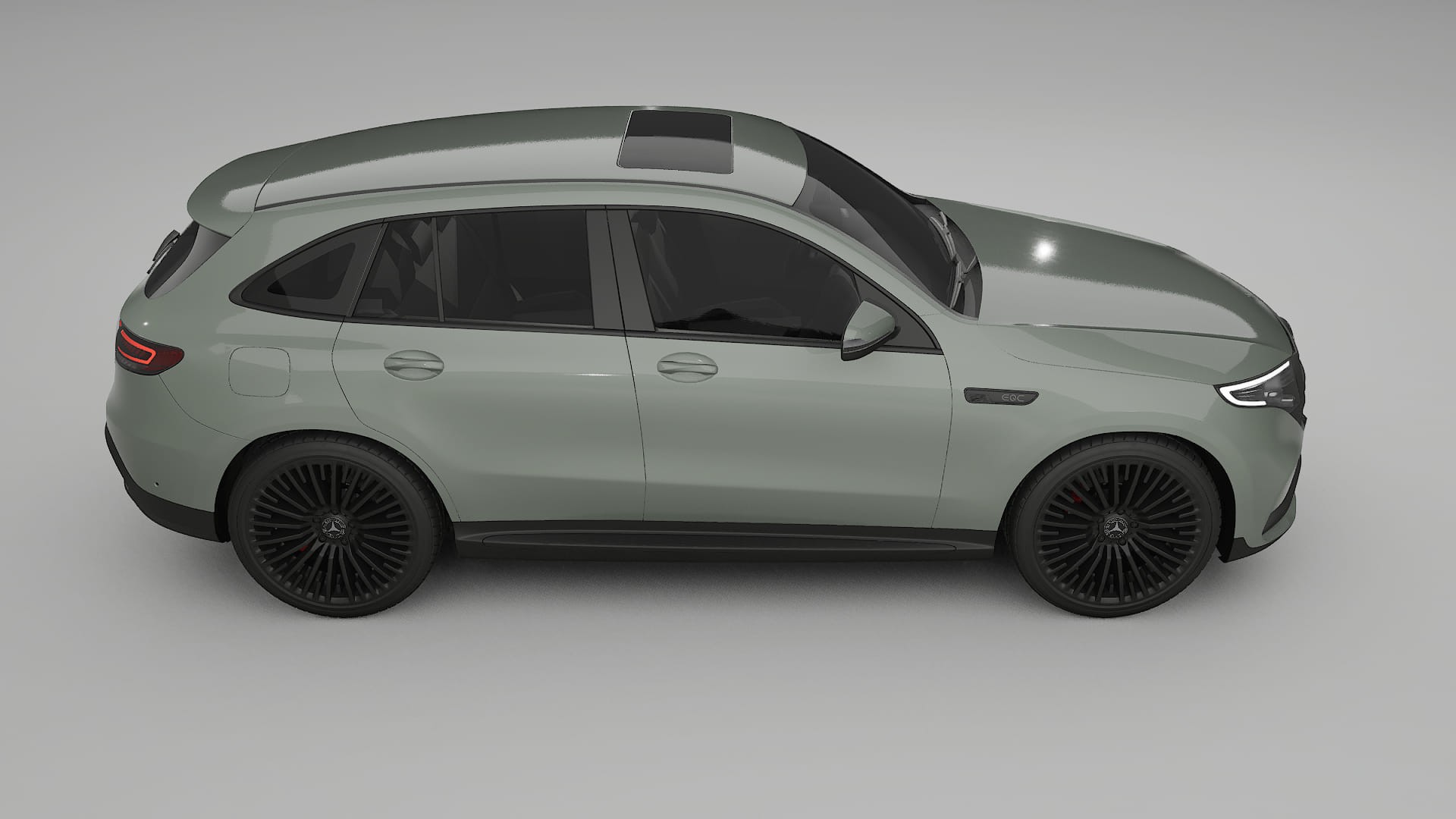 Mercedes EQC AMG PPF Fólie | SLATE TPU PPF - kompletní pre-cut kit