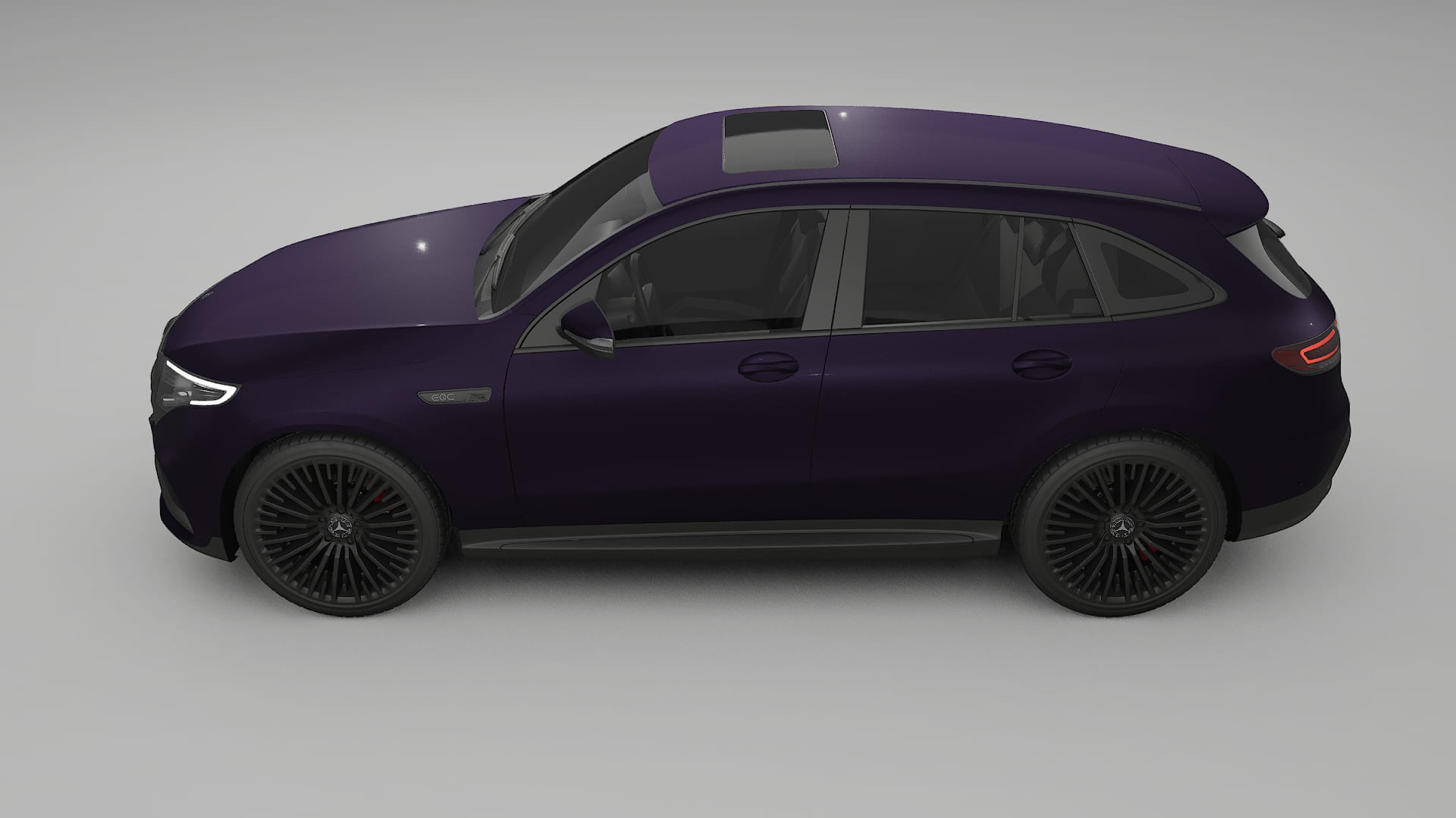 Mercedes EQC AMG PPF Fólie | VIOLET TPU PPF - kompletní pre-cut kit