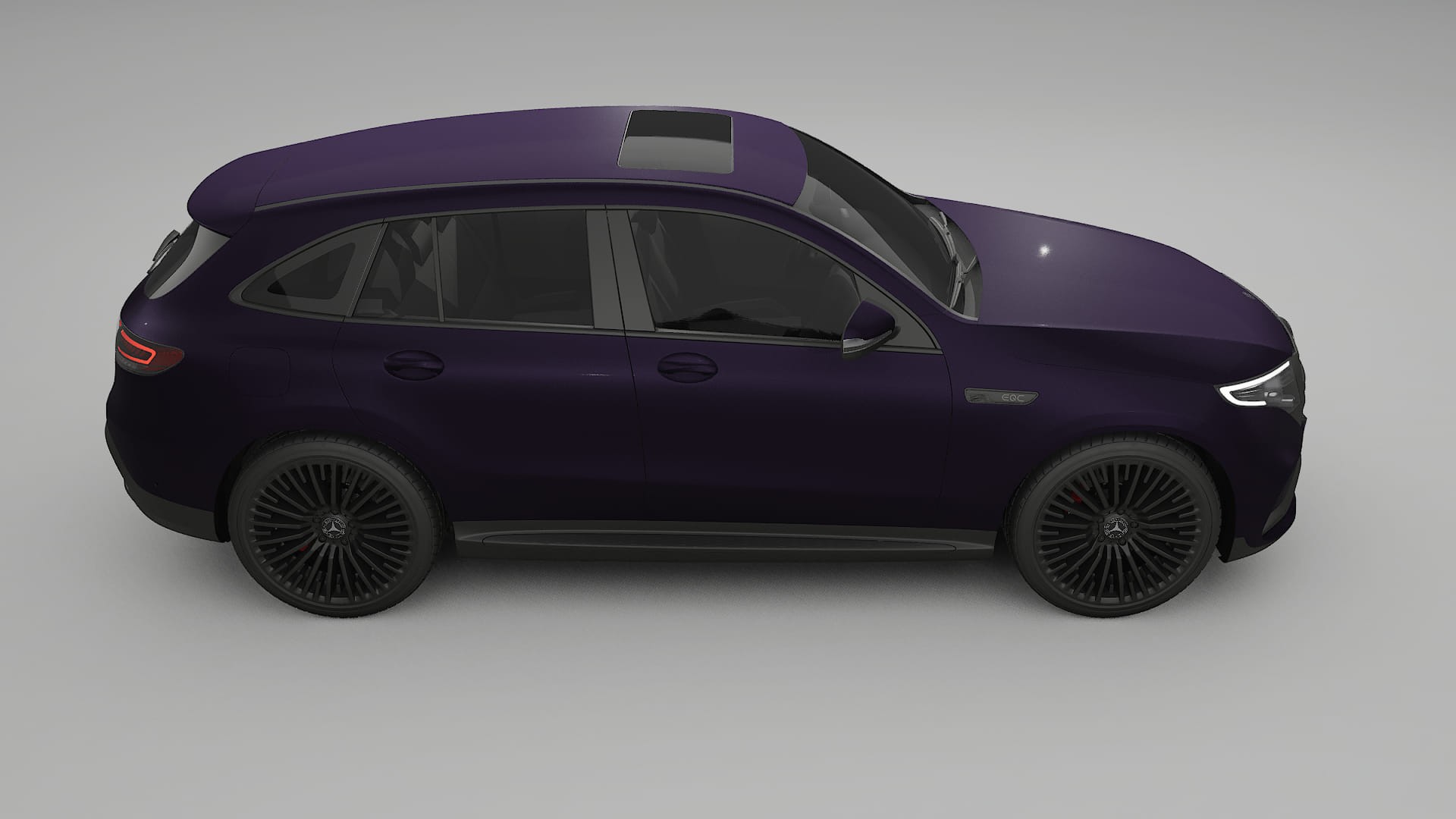 Mercedes EQC AMG PPF Fólie | VIOLET TPU PPF - kompletní pre-cut kit