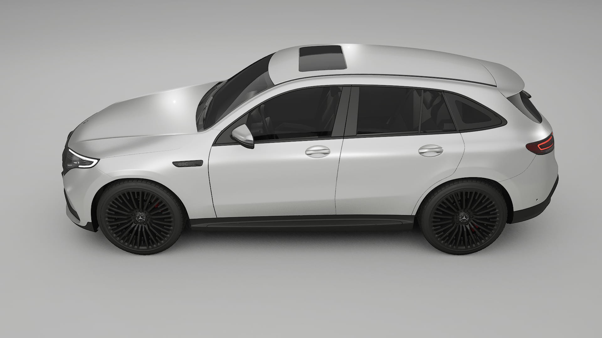 Mercedes EQC AMG PPF Fólie | OPAL TPU PPF - kompletní pre-cut kit