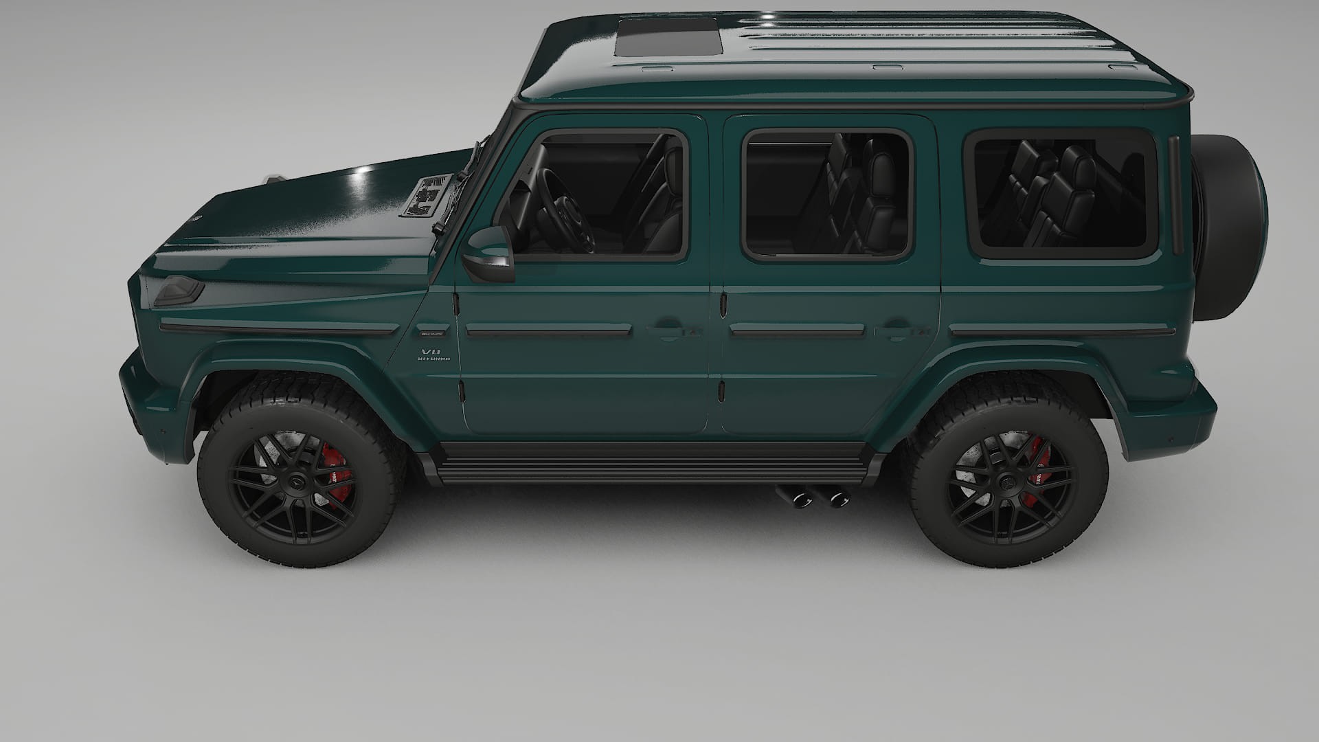 Mercedes G63 AMG W463A PPF Fólie | INFERNO TPU PPF - kompletní pre-cut kit