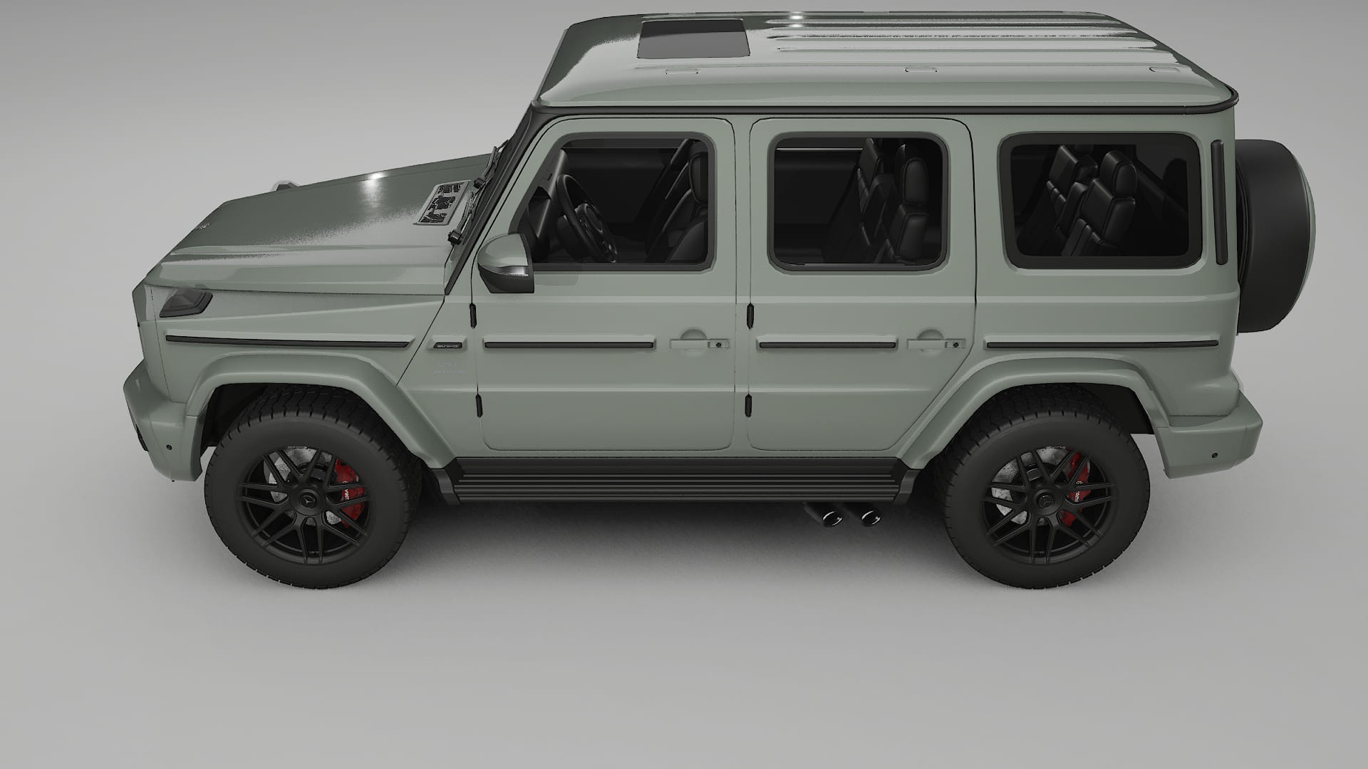 Mercedes G63 AMG W463A PPF Fólie | SLATE TPU PPF - kompletní pre-cut kit