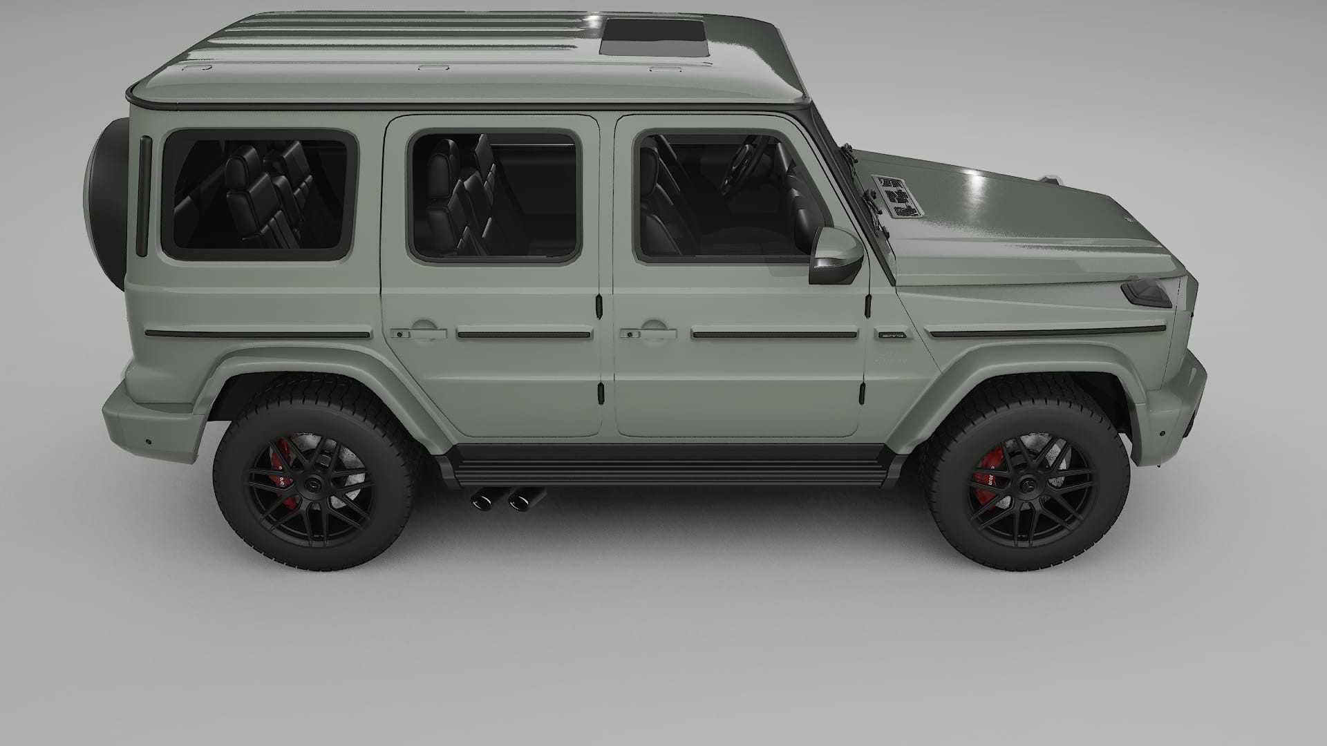 Mercedes G63 AMG W463A PPF Fólie | SLATE TPU PPF - kompletní pre-cut kit