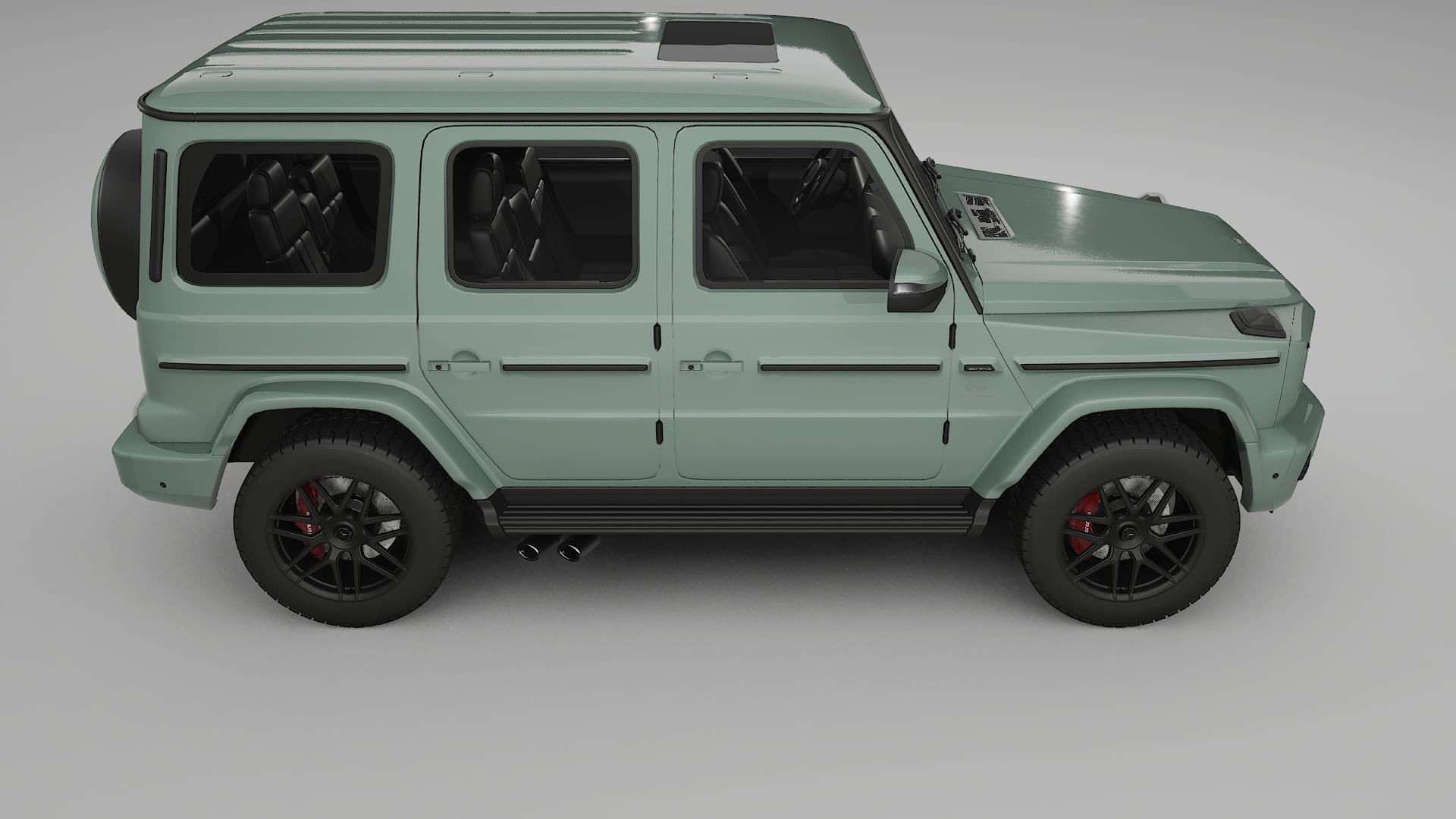 Mercedes G63 AMG W463A PPF Fólie | CINDER TPU PPF - kompletní pre-cut kit