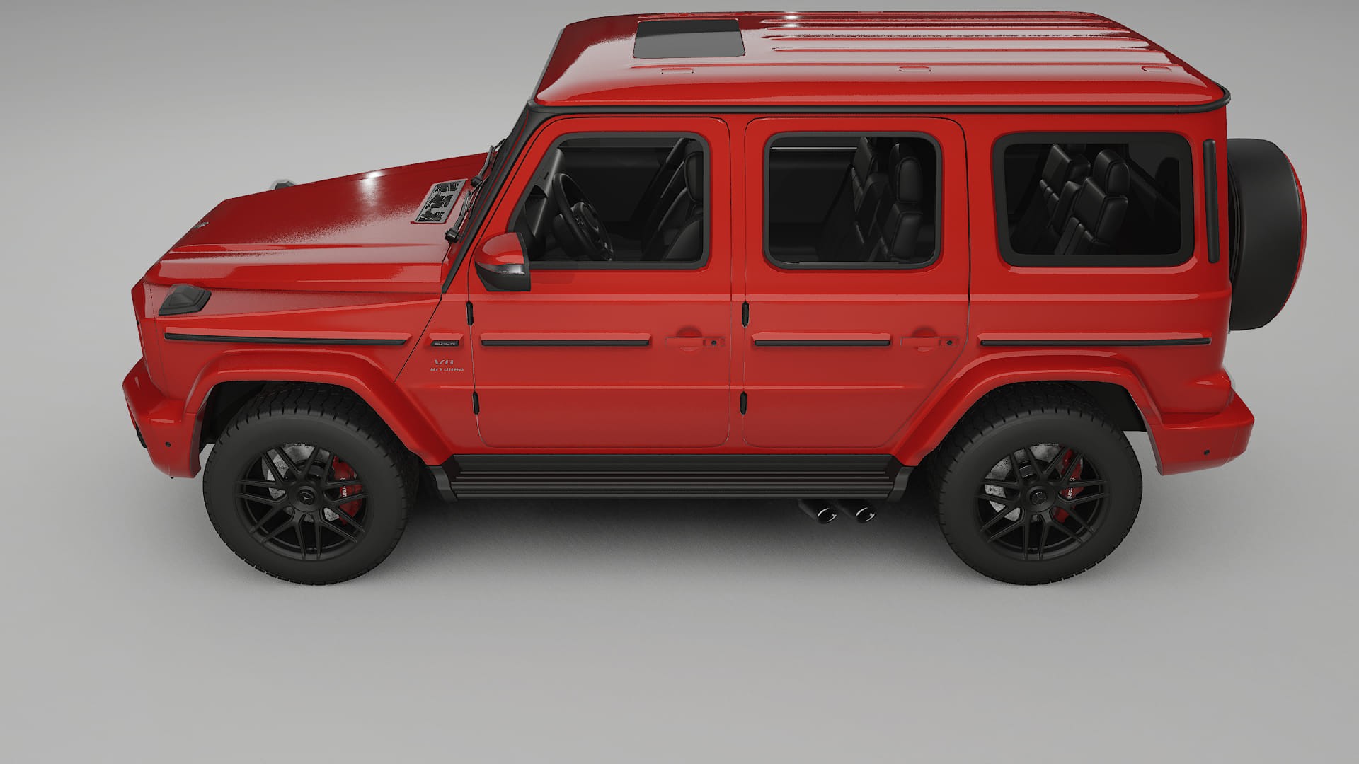 Mercedes G63 AMG W463A PPF Fólie | BLAZE TPU PPF - kompletní pre-cut kit