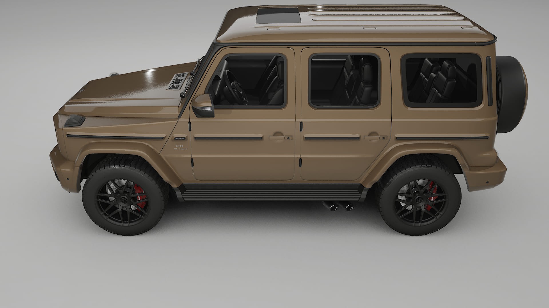 Mercedes G63 AMG W463A PPF Fólie | SAHARA TPU PPF - kompletní pre-cut kit