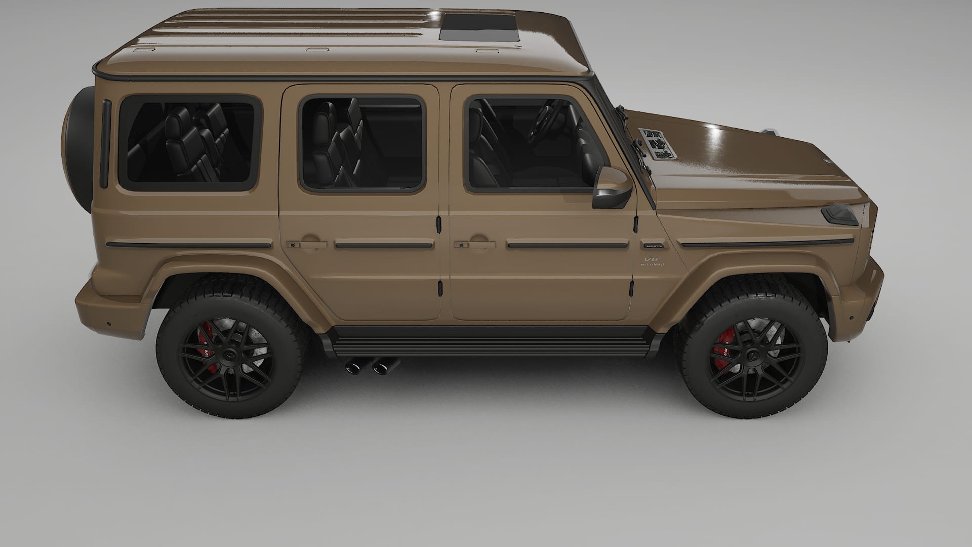 Mercedes G63 AMG W463A PPF Fólie | SAHARA TPU PPF - kompletní pre-cut kit