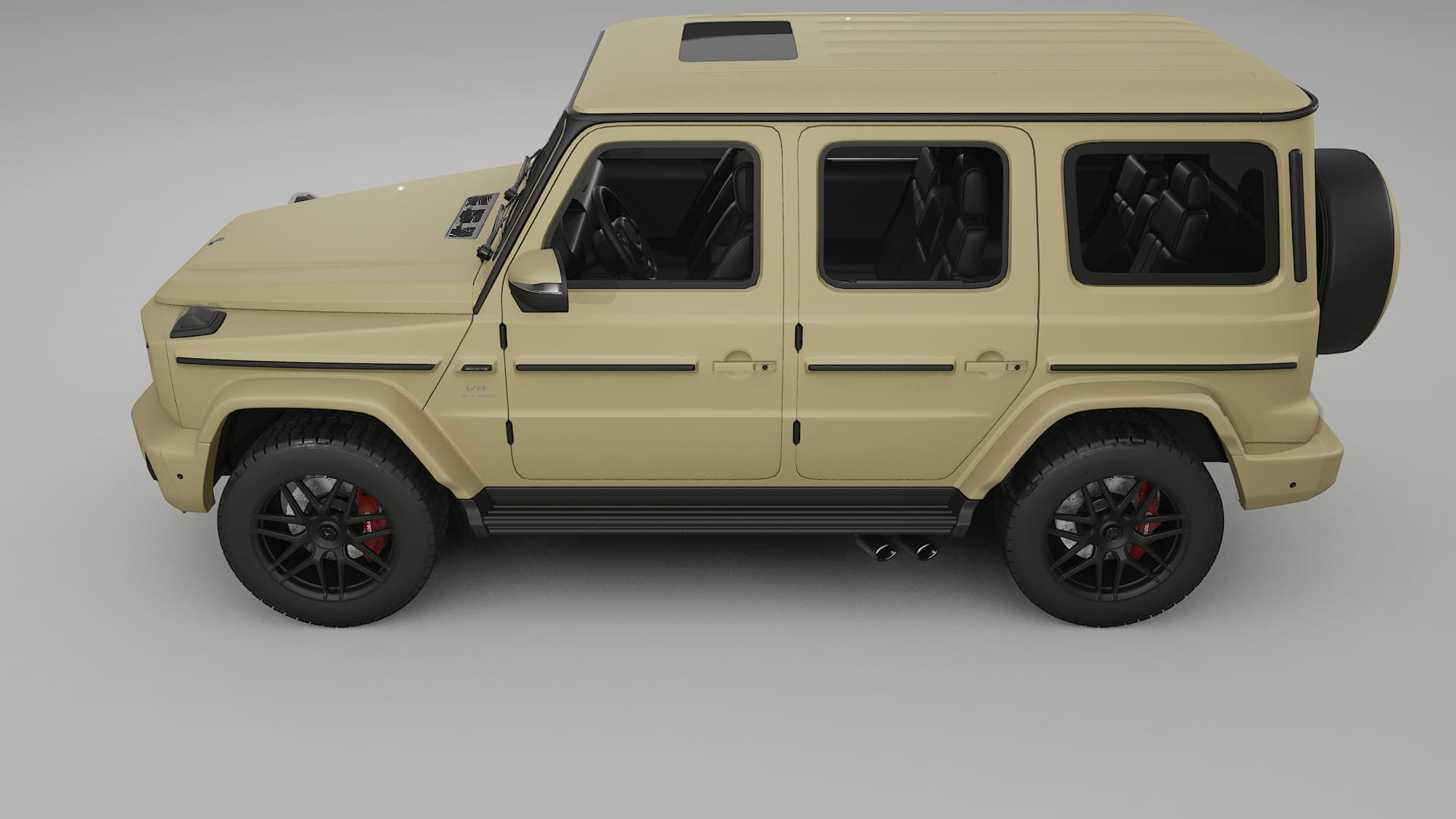 Mercedes G63 AMG W463A PPF Fólie | SAND TPU PPF - kompletní pre-cut kit