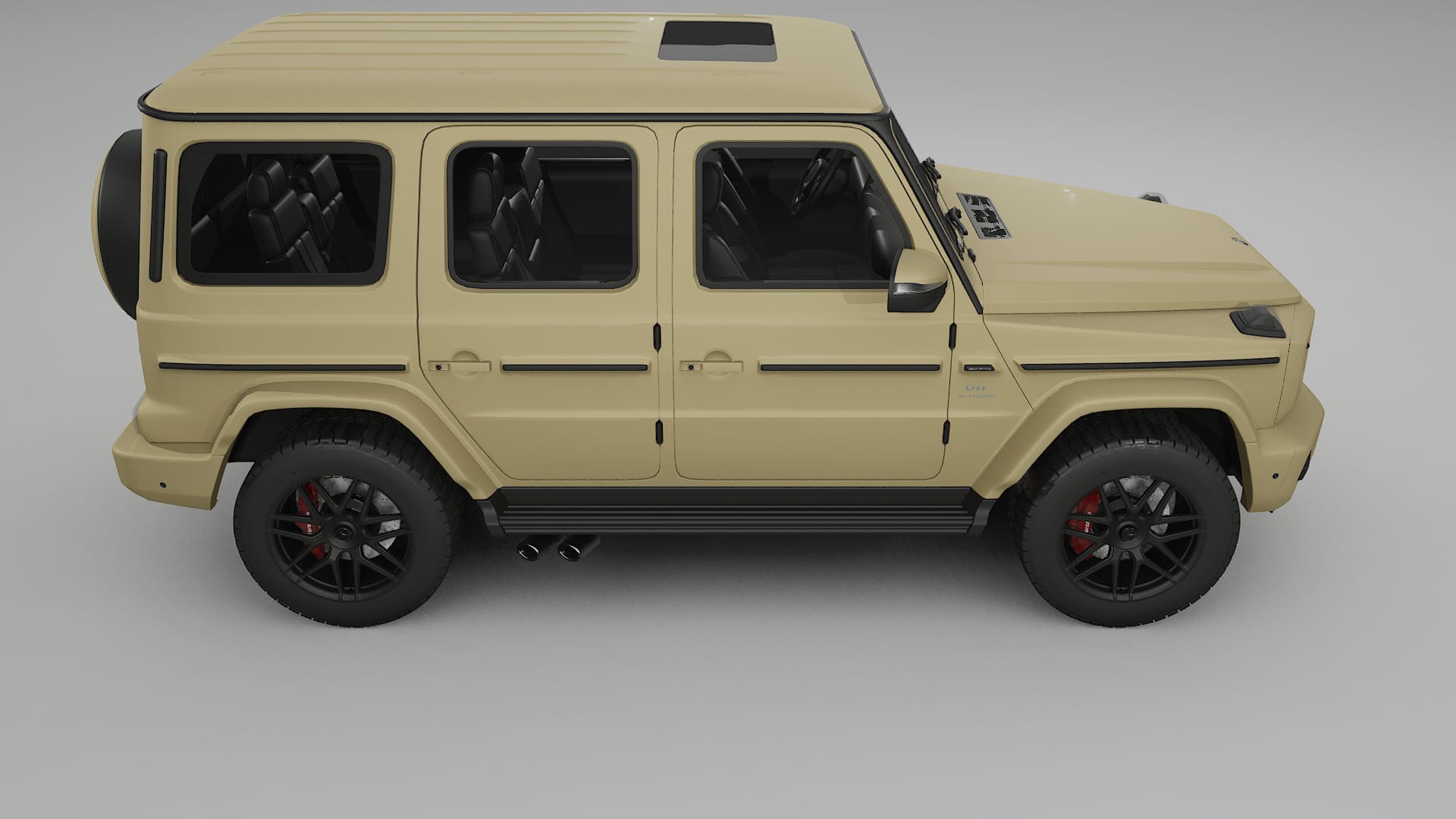 Mercedes G63 AMG W463A PPF Fólie | SAND TPU PPF - kompletní pre-cut kit