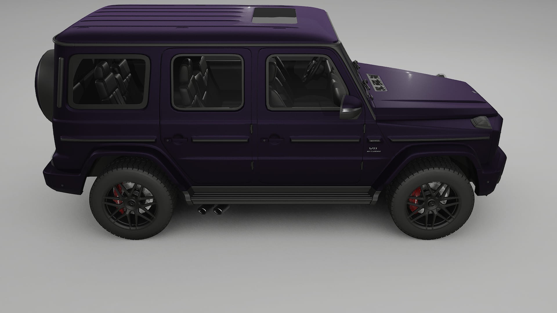 Mercedes G63 AMG W463A PPF Fólie | VIOLET TPU PPF - kompletní pre-cut kit
