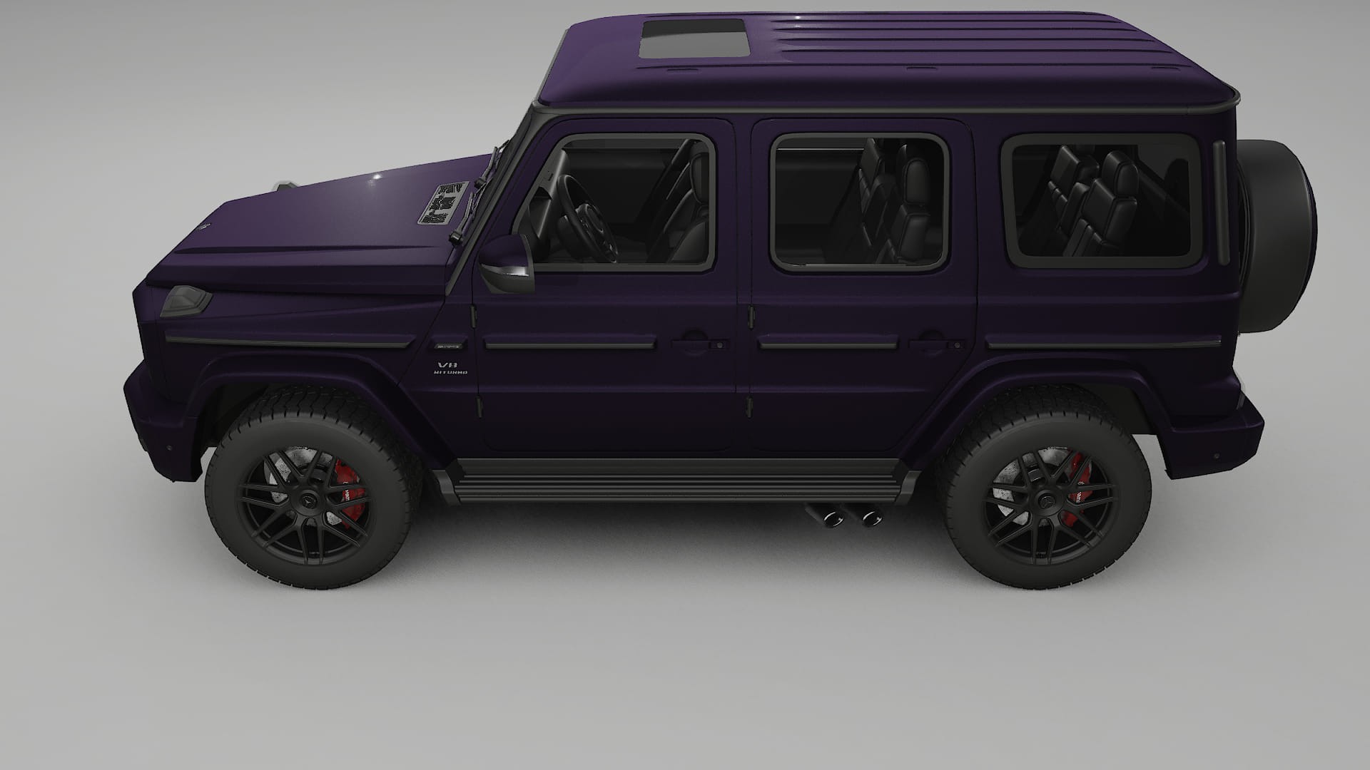 Mercedes G63 AMG W463A PPF Fólie | VIOLET TPU PPF - kompletní pre-cut kit