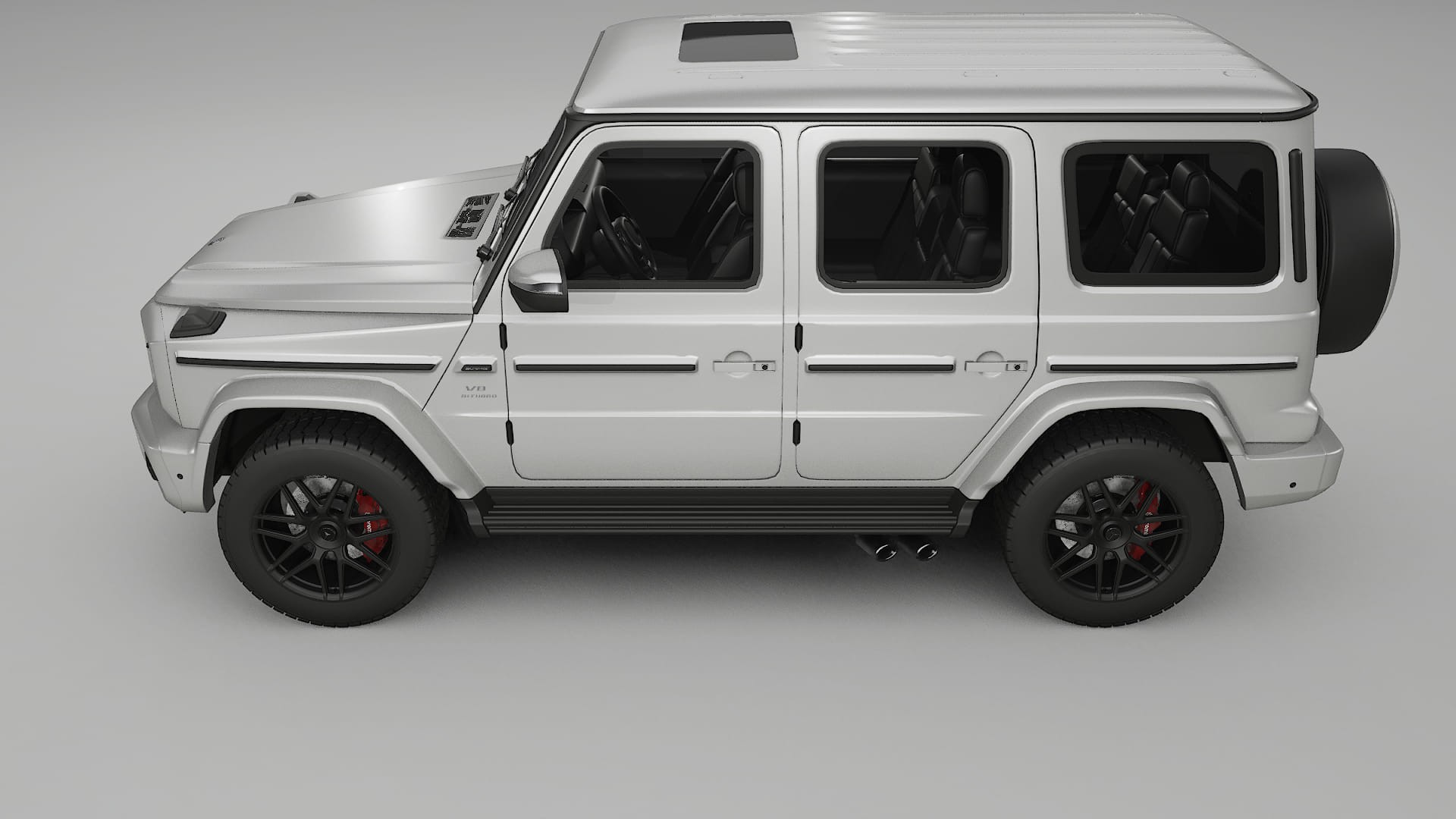 Mercedes G63 AMG W463A PPF Fólie | OPAL TPU PPF - kompletní pre-cut kit