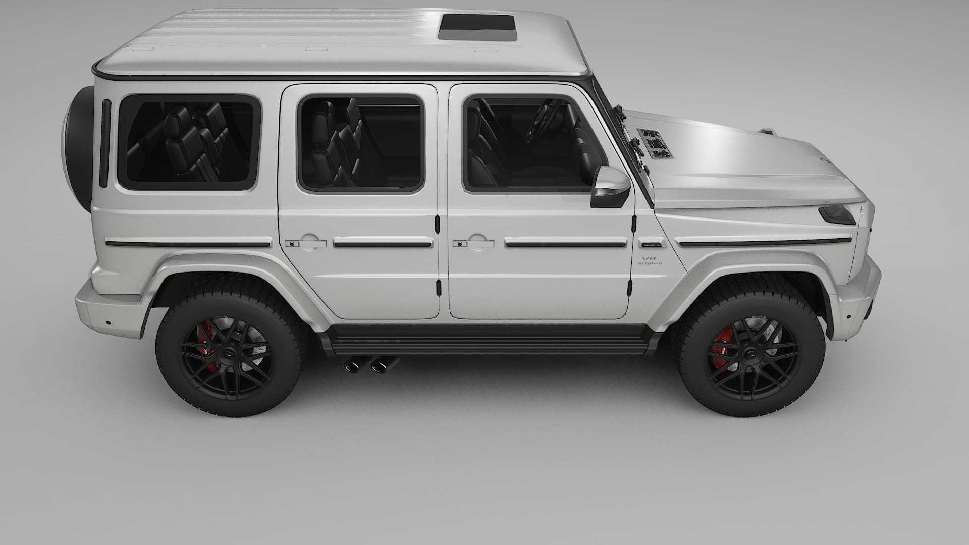 Mercedes G63 AMG W463A PPF Fólie | OPAL TPU PPF - kompletní pre-cut kit