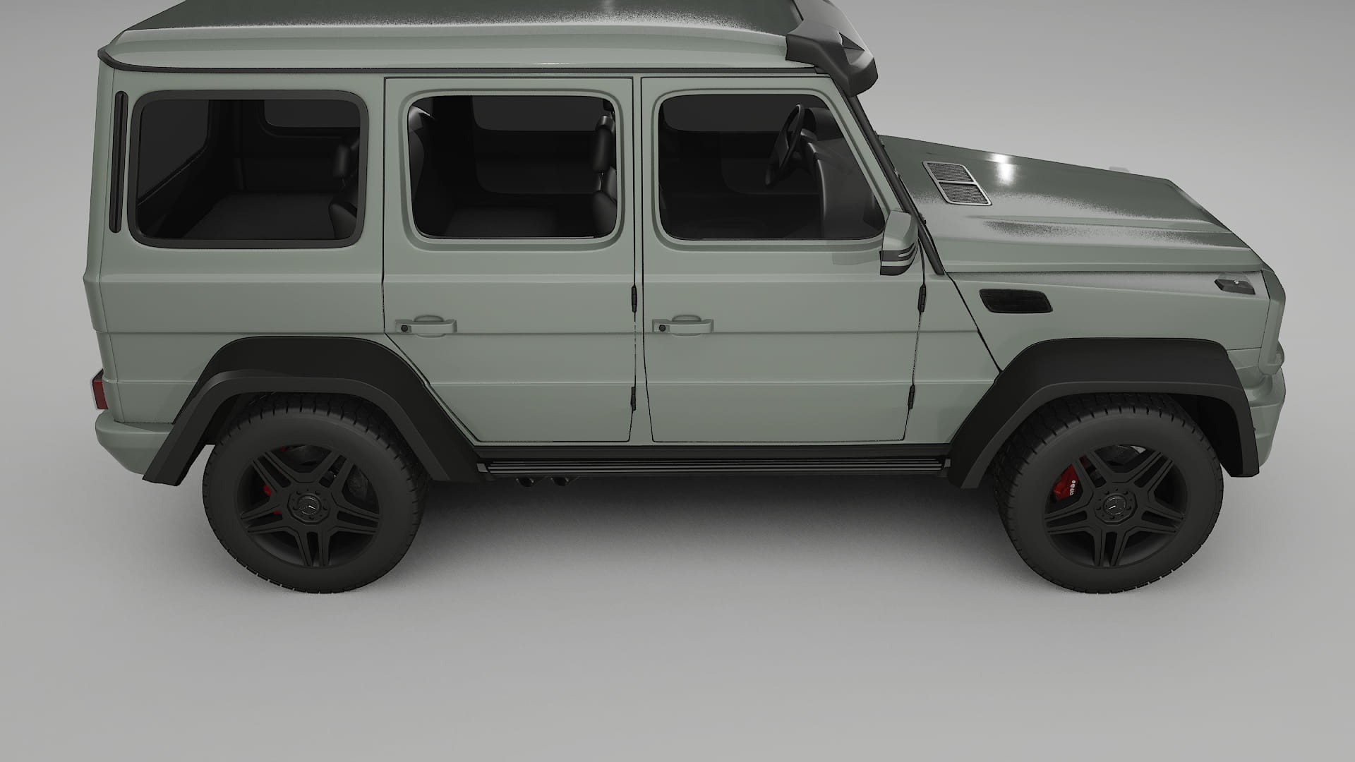 Mercedes G-class 4x4 W463 PPF Fólie | SLATE TPU PPF - kompletní pre-cut kit