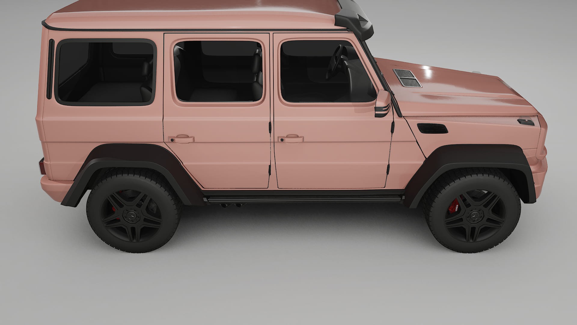 Mercedes G-class 4x4 W463 PPF Fólie | BLUSH TPU PPF - kompletní pre-cut kit
