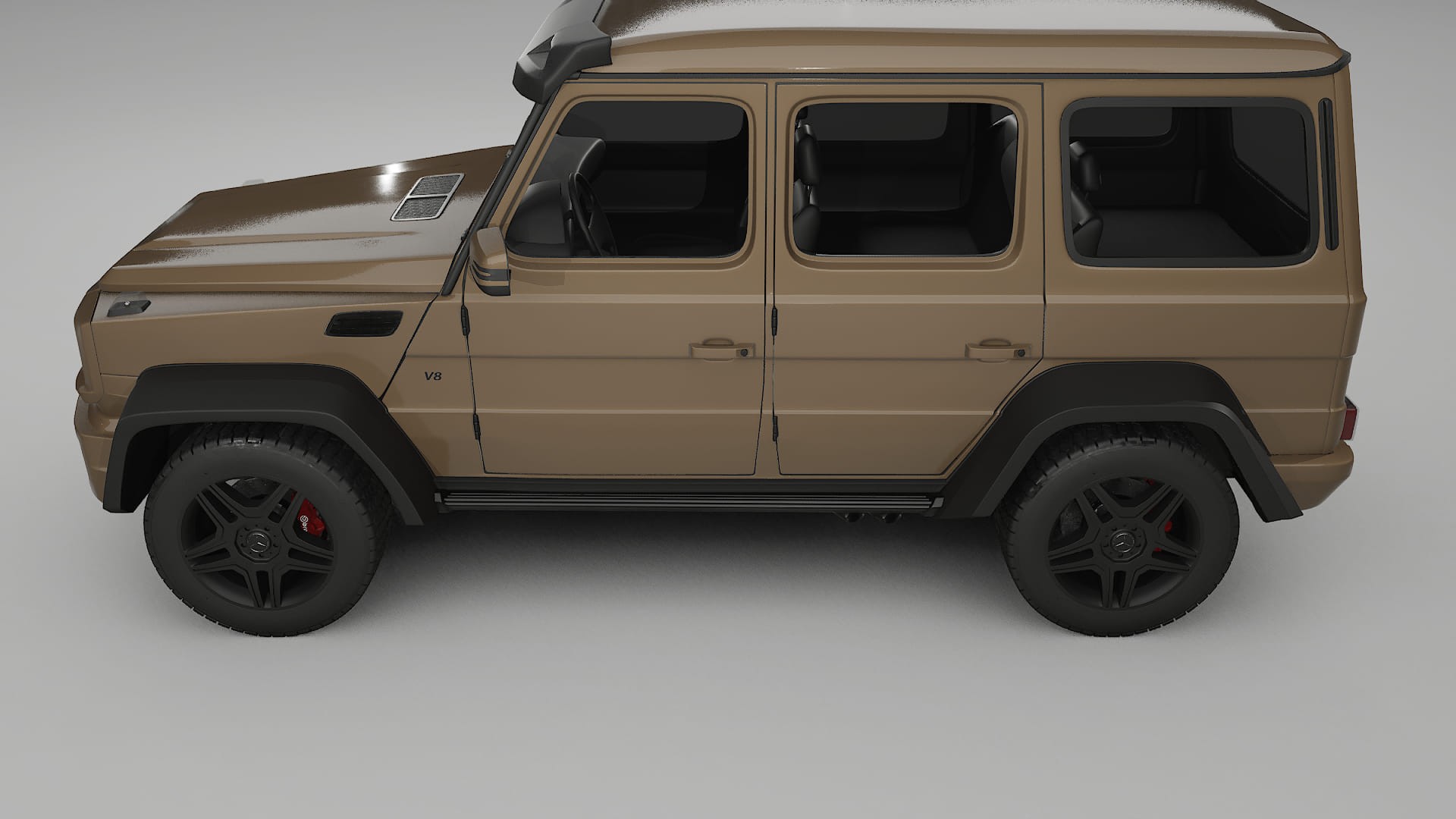 Mercedes G-class 4x4 W463 PPF Fólie | SAHARA TPU PPF - kompletní pre-cut kit