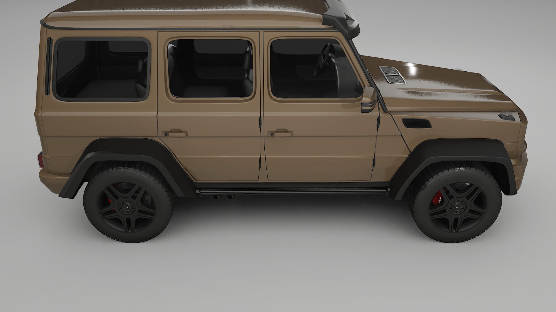 Mercedes G-class 4x4 W463 PPF Fólie | SAHARA TPU PPF - kompletní pre-cut kit