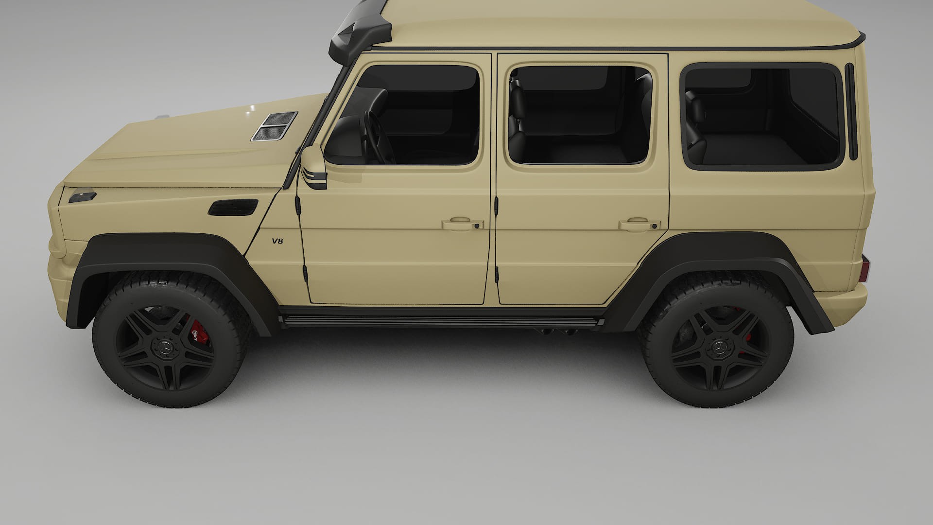 Mercedes G-class 4x4 W463 PPF Fólie | SAND TPU PPF - kompletní pre-cut kit