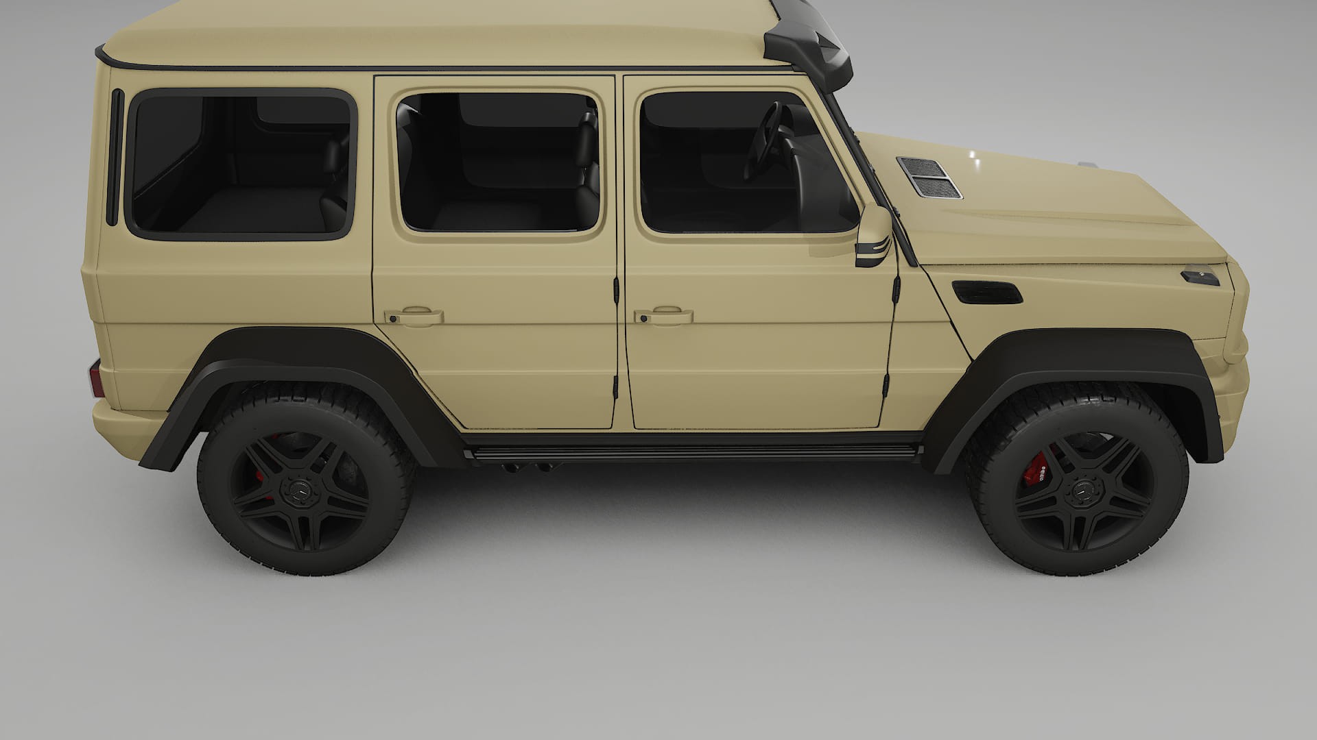 Mercedes G-class 4x4 W463 PPF Fólie | SAND TPU PPF - kompletní pre-cut kit