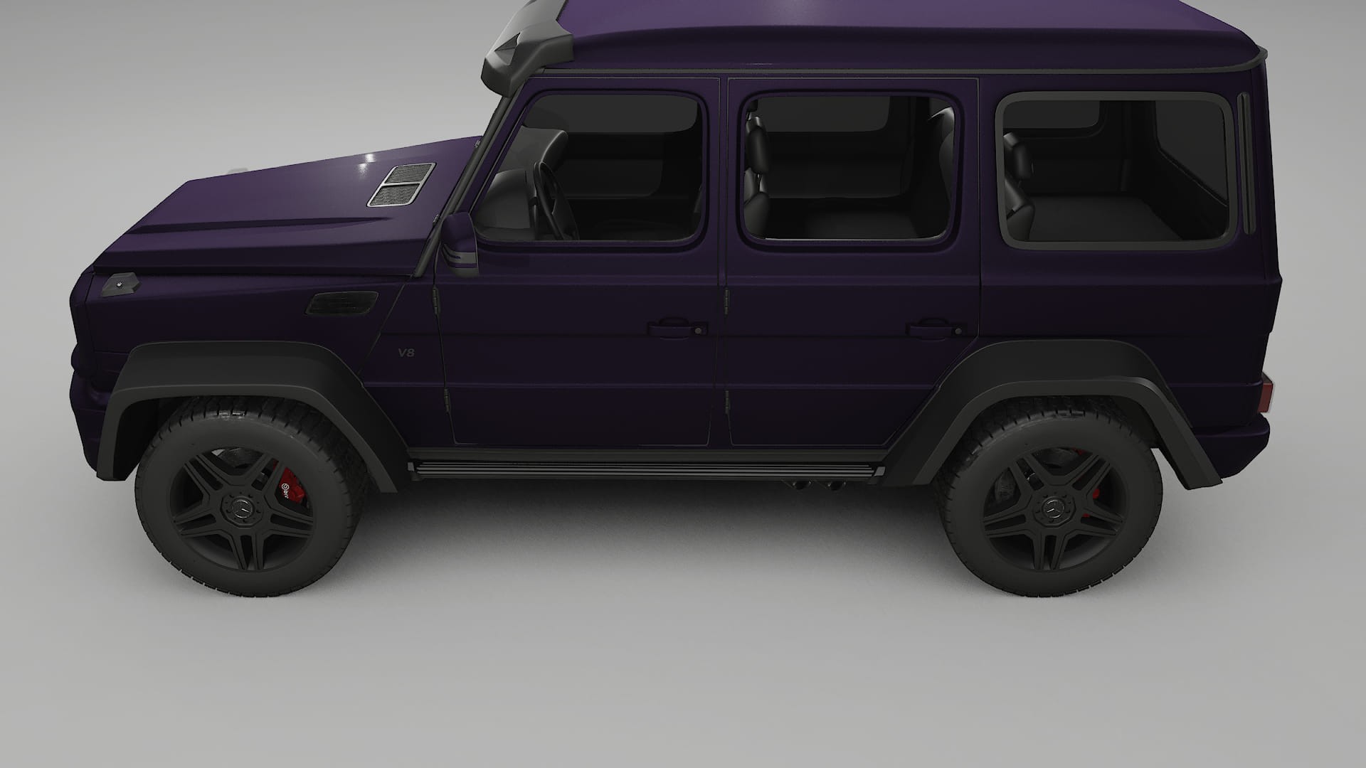 Mercedes G-class 4x4 W463 PPF Fólie | VIOLET TPU PPF - kompletní pre-cut kit