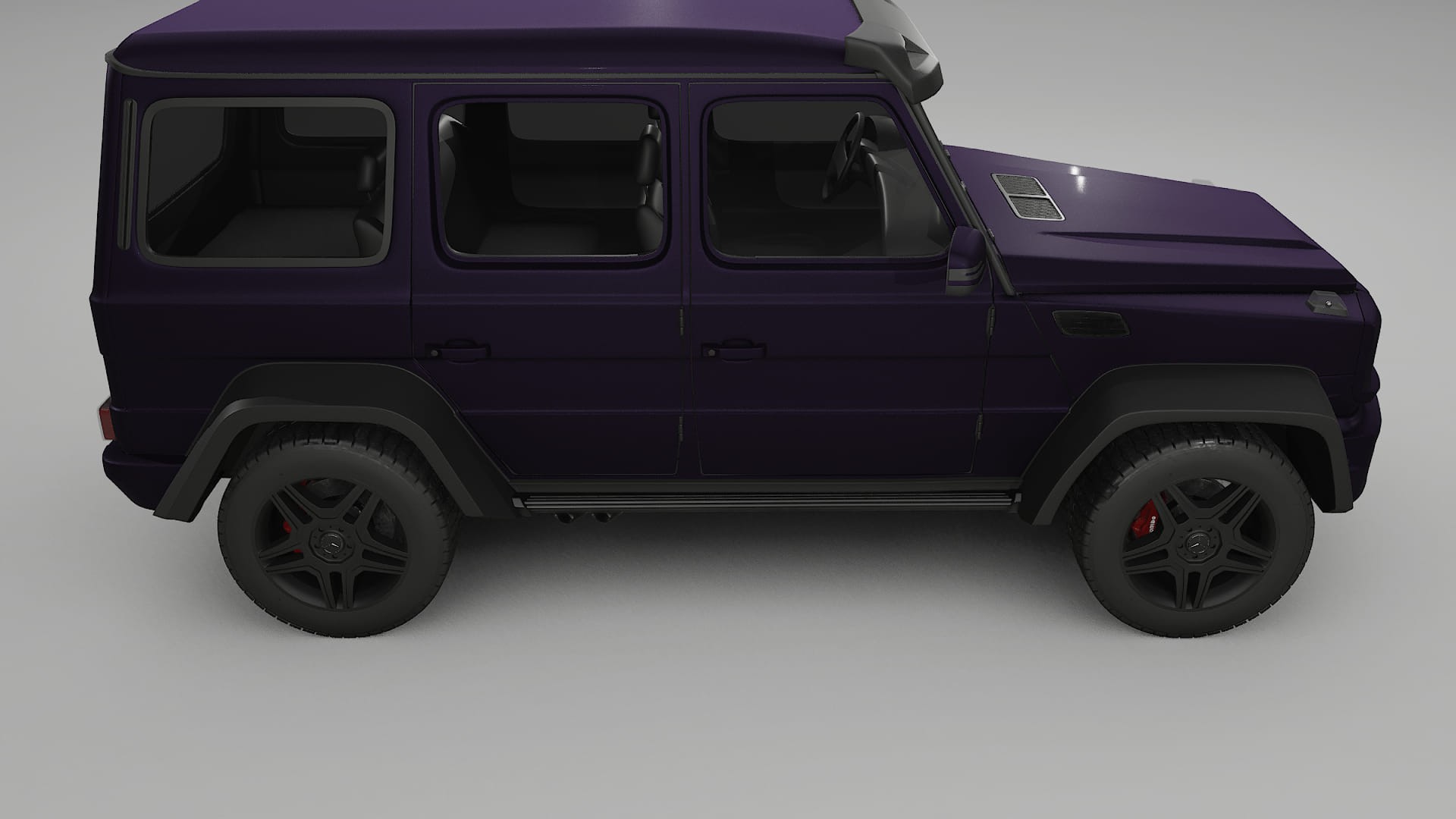 Mercedes G-class 4x4 W463 PPF Fólie | VIOLET TPU PPF - kompletní pre-cut kit
