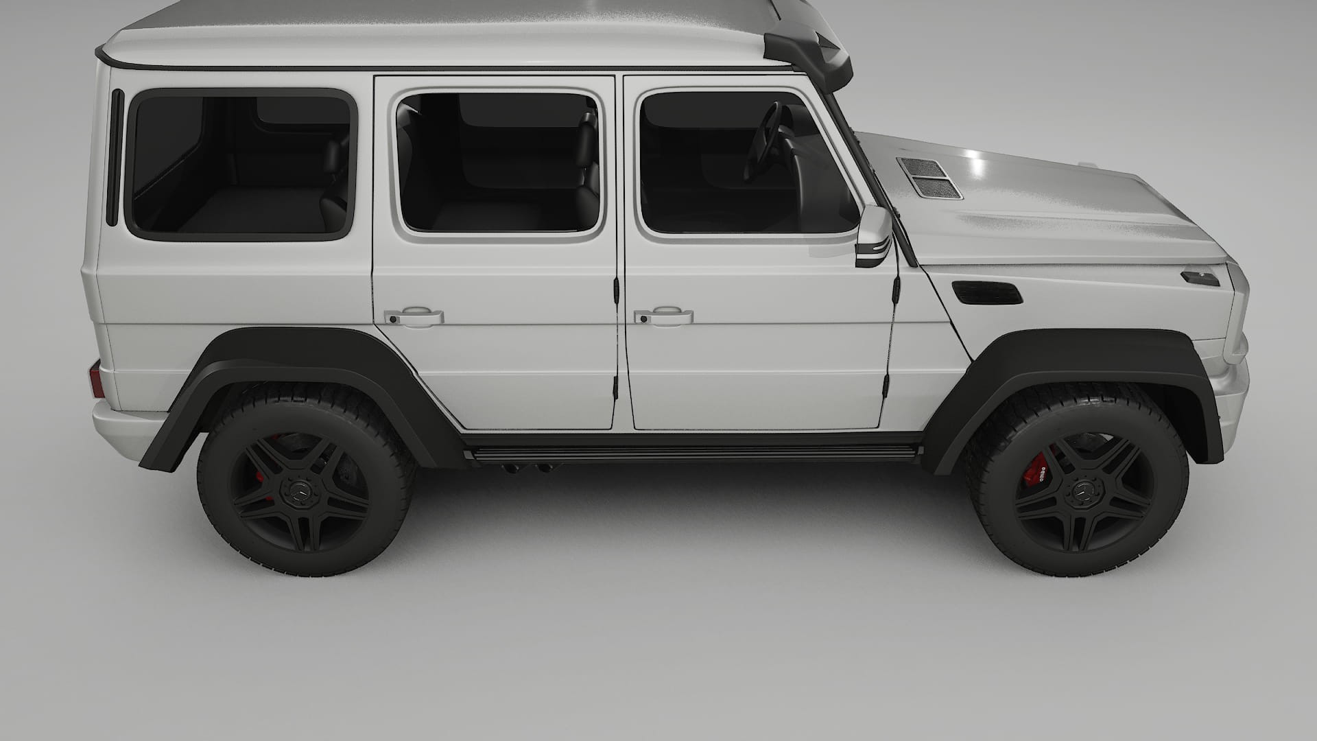 Mercedes G-class 4x4 W463 PPF Fólie | PEARL TPU PPF - kompletní pre-cut kit