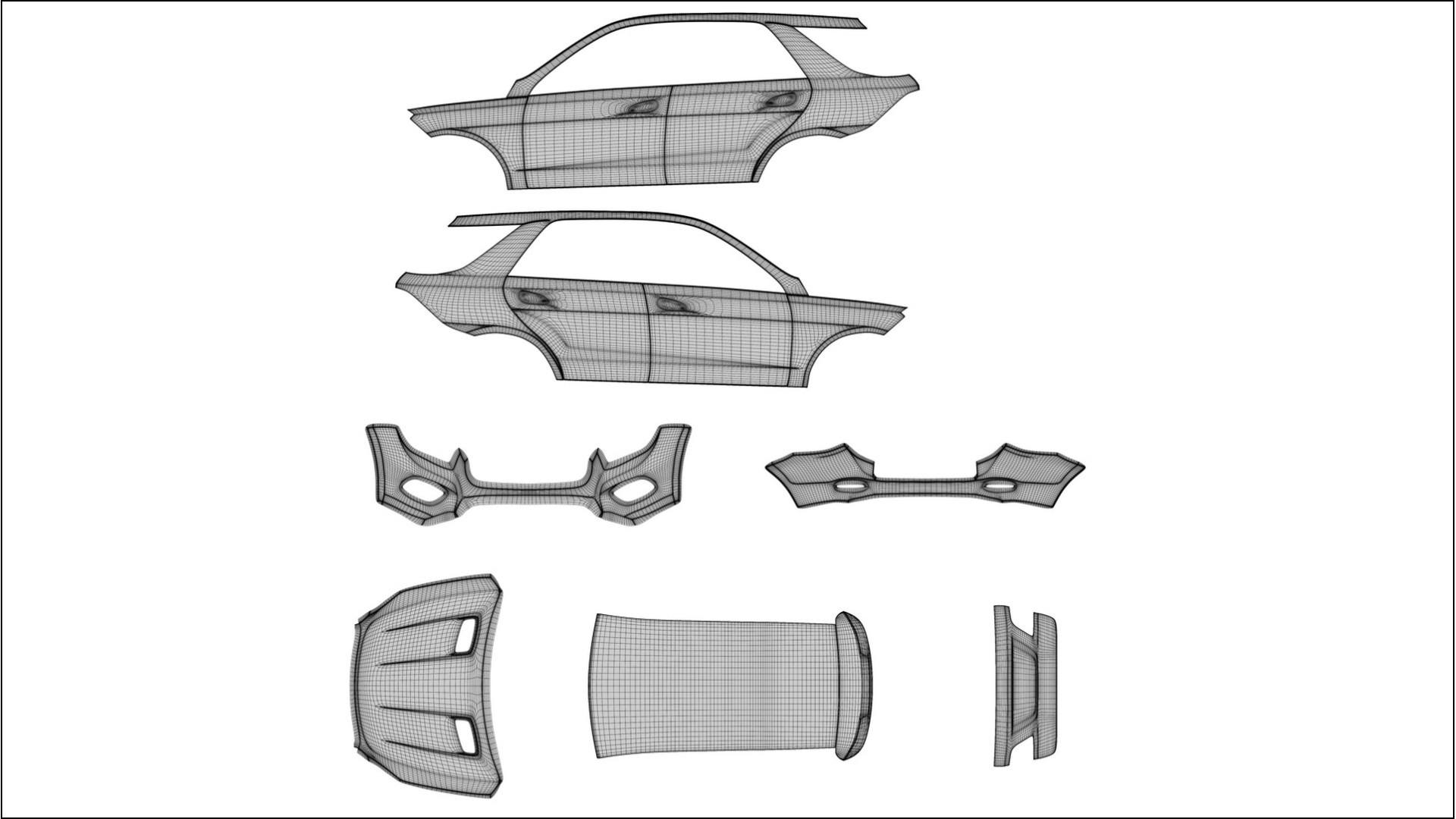 Mercedes M-class W166 PPF Fólie | FROST TPU PPF - kompletní pre-cut kit