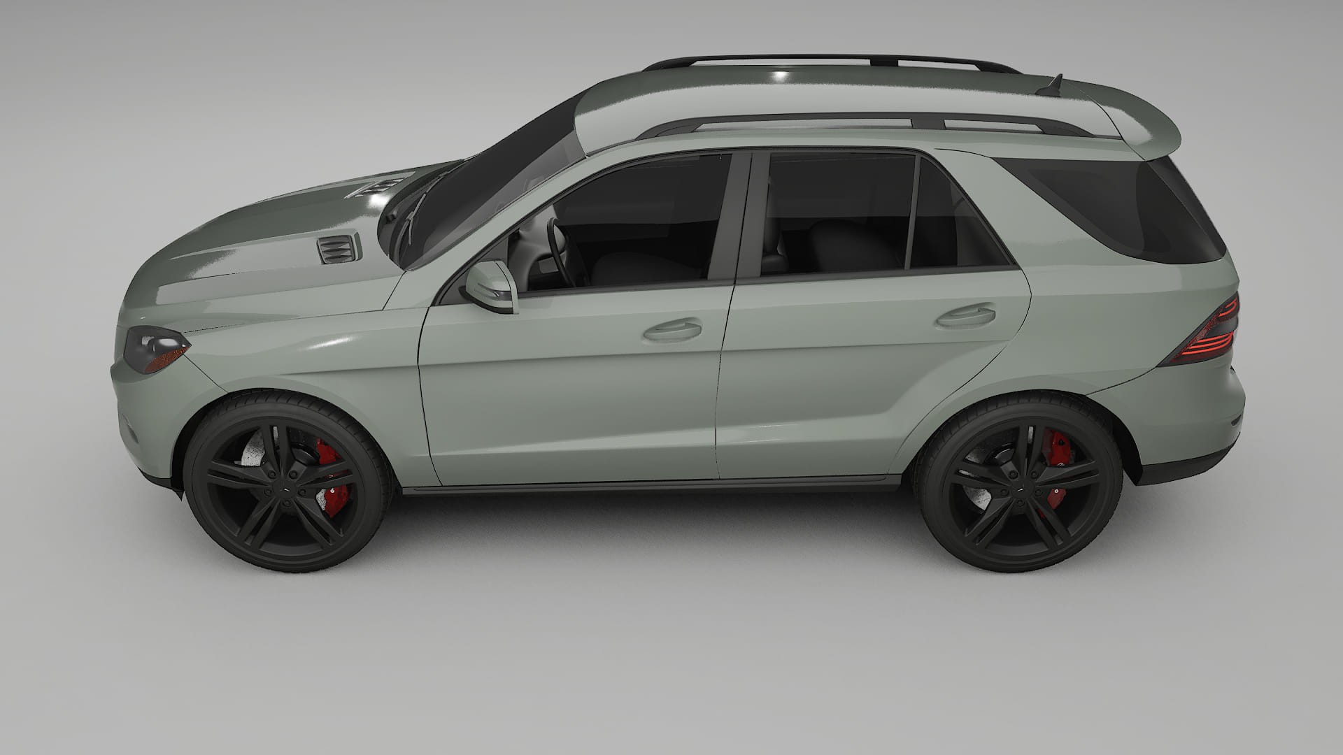 Mercedes M-class W166 PPF Fólie | SLATE TPU PPF - kompletní pre-cut kit