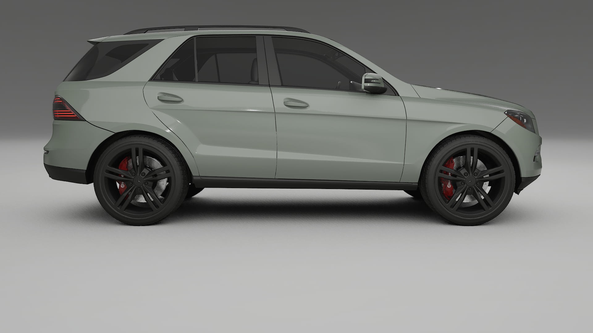 Mercedes M-class W166 PPF Fólie | SLATE TPU PPF - kompletní pre-cut kit
