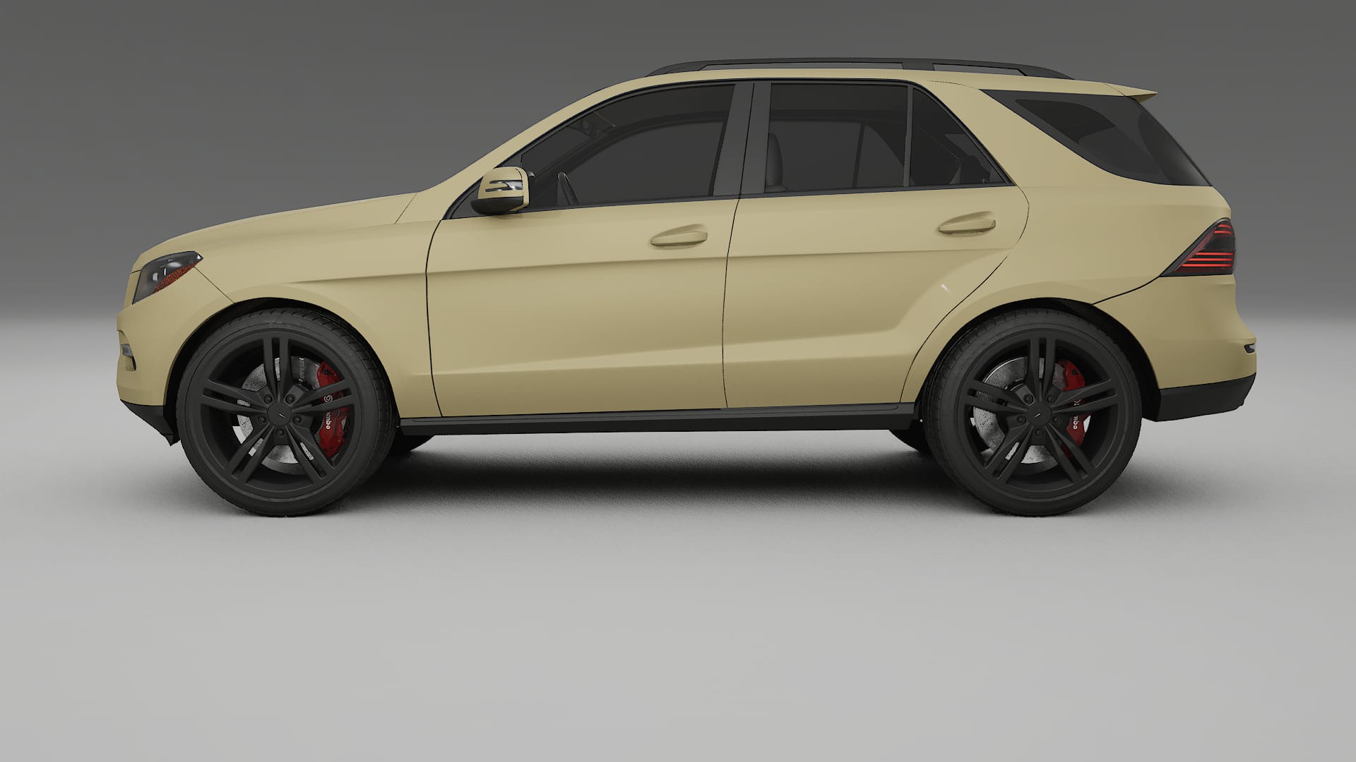 Mercedes M-class W166 PPF Fólie | SAND TPU PPF - kompletní pre-cut kit