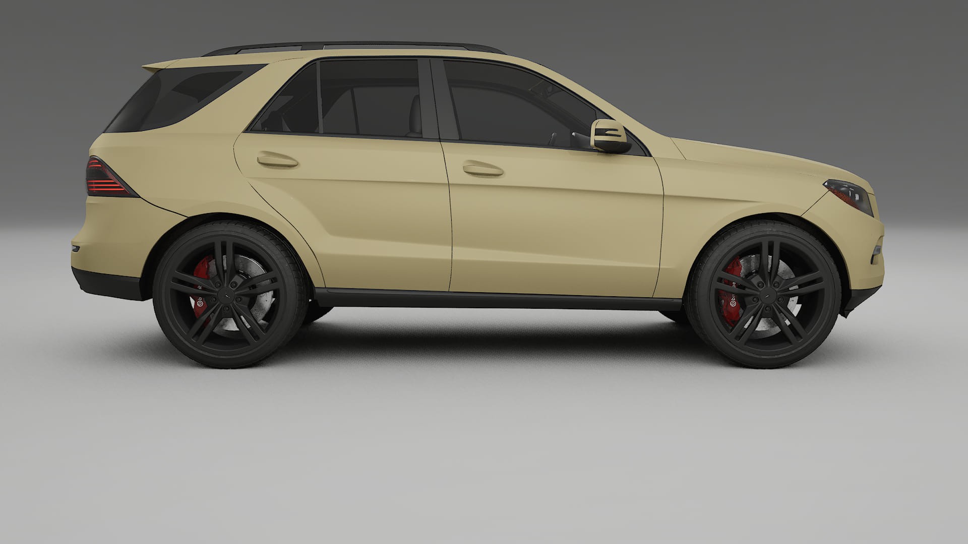 Mercedes M-class W166 PPF Fólie | SAND TPU PPF - kompletní pre-cut kit