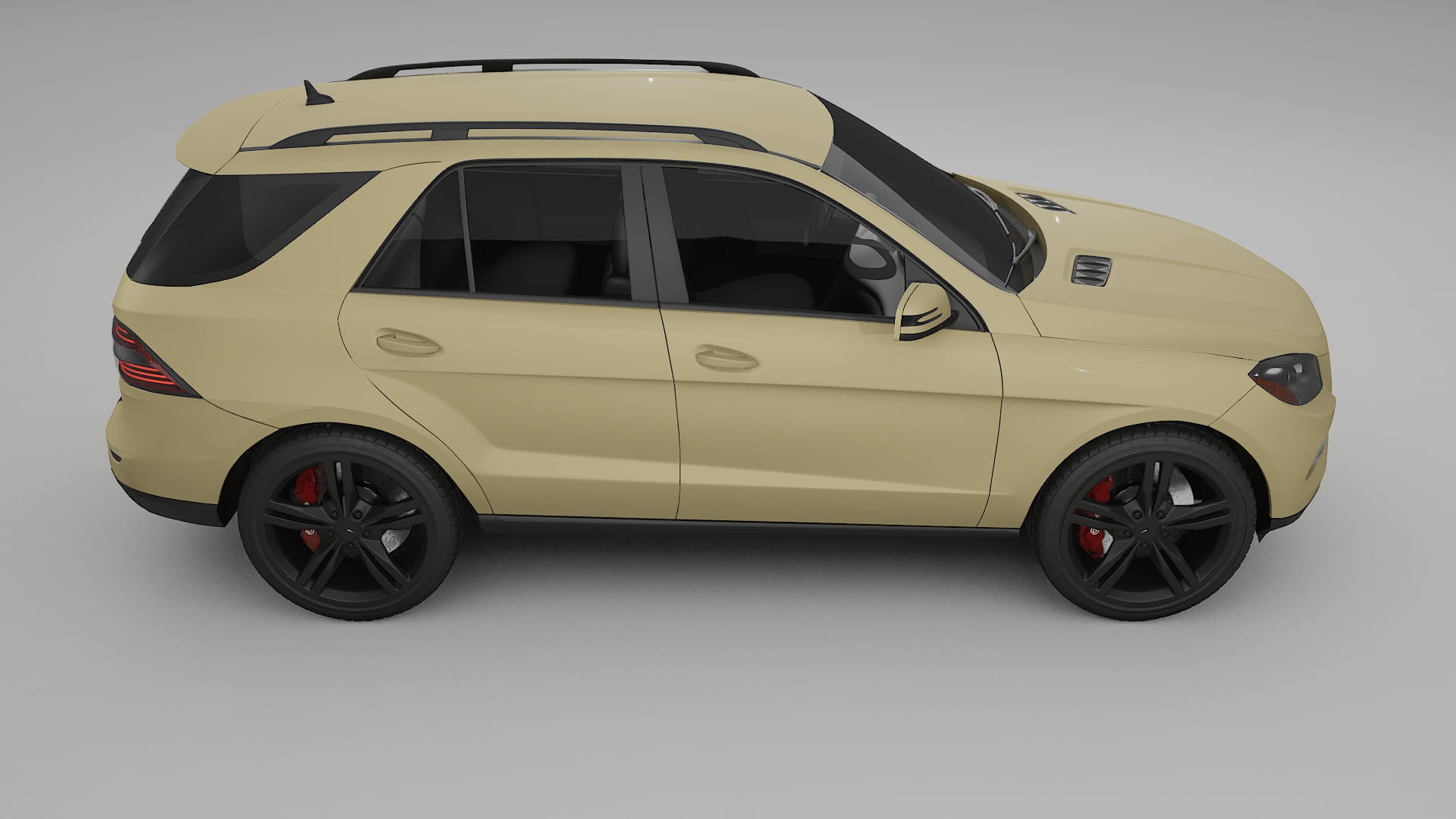 Mercedes M-class W166 PPF Fólie | SAND TPU PPF - kompletní pre-cut kit