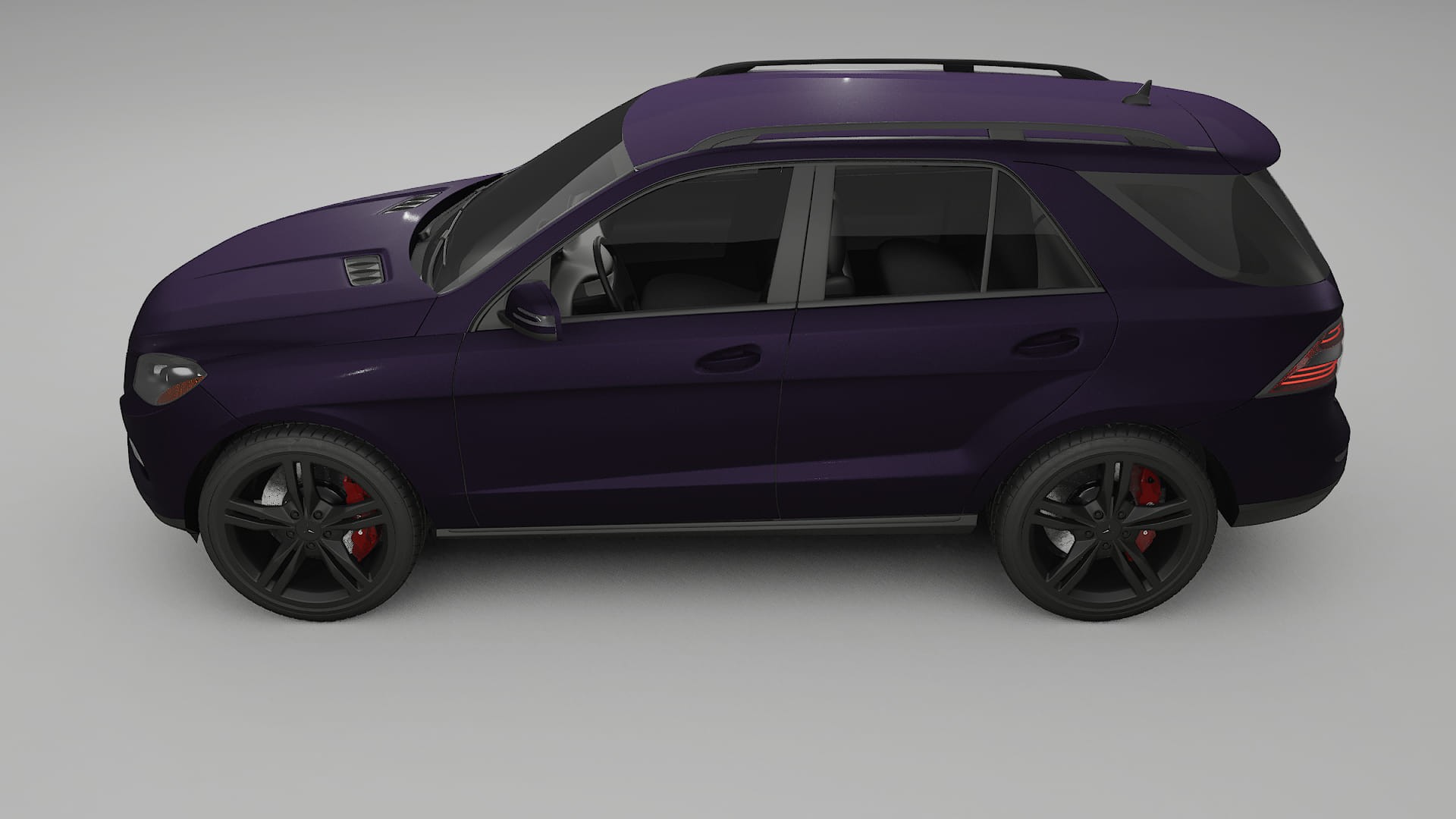 Mercedes M-class W166 PPF Fólie | VIOLET TPU PPF - kompletní pre-cut kit