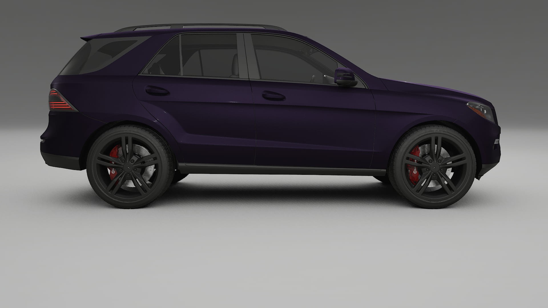 Mercedes M-class W166 PPF Fólie | VIOLET TPU PPF - kompletní pre-cut kit