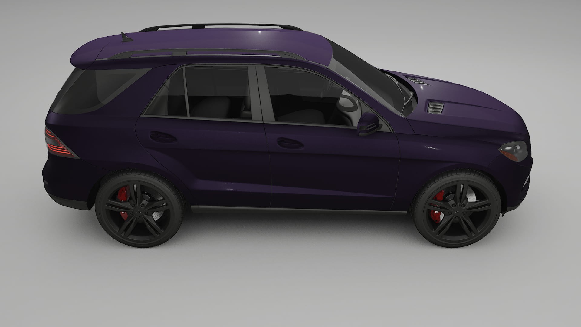 Mercedes M-class W166 PPF Fólie | VIOLET TPU PPF - kompletní pre-cut kit