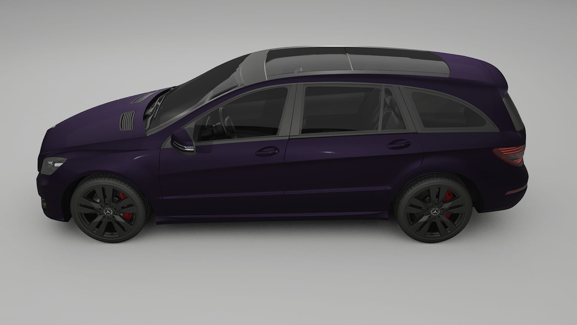 Mercedes R-class W251 facelift PPF Fólie | VIOLET TPU PPF - kompletní pre-cut kit