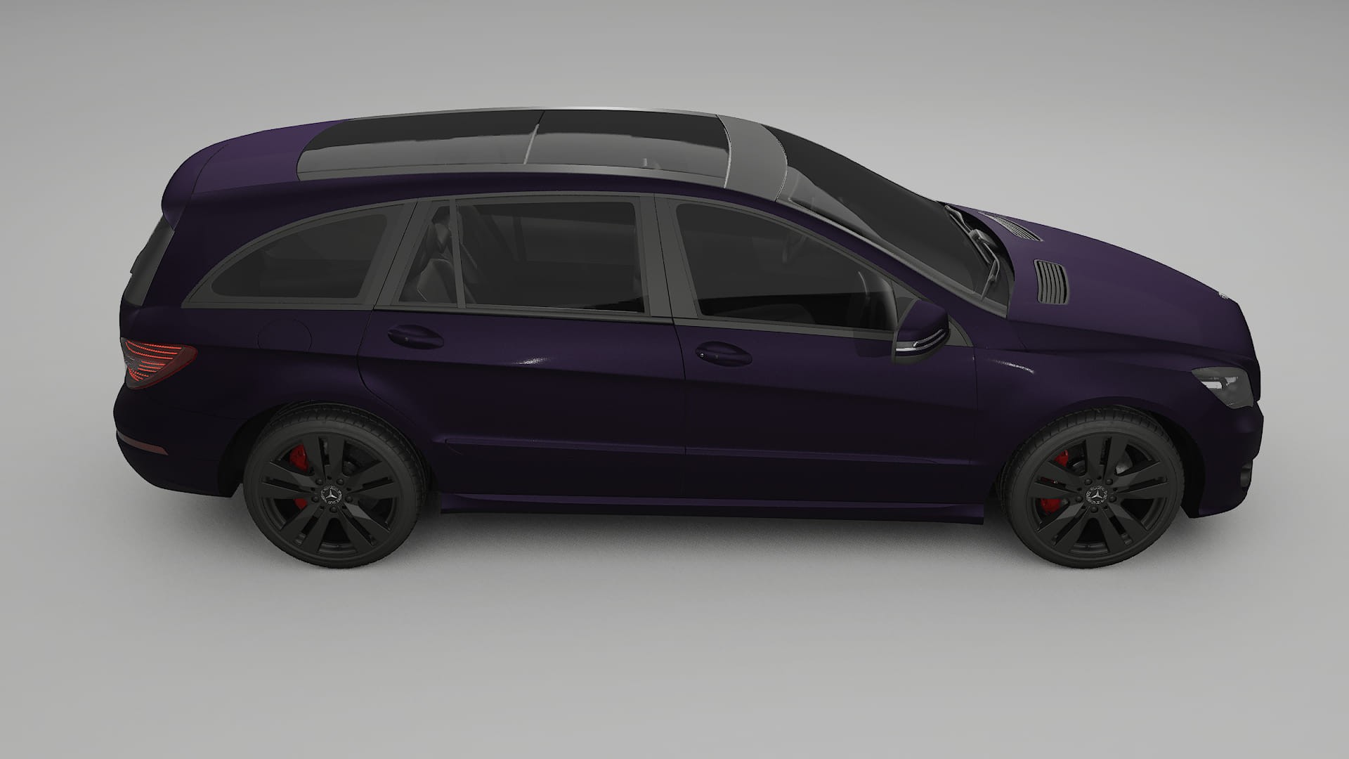 Mercedes R-class W251 facelift PPF Fólie | VIOLET TPU PPF - kompletní pre-cut kit