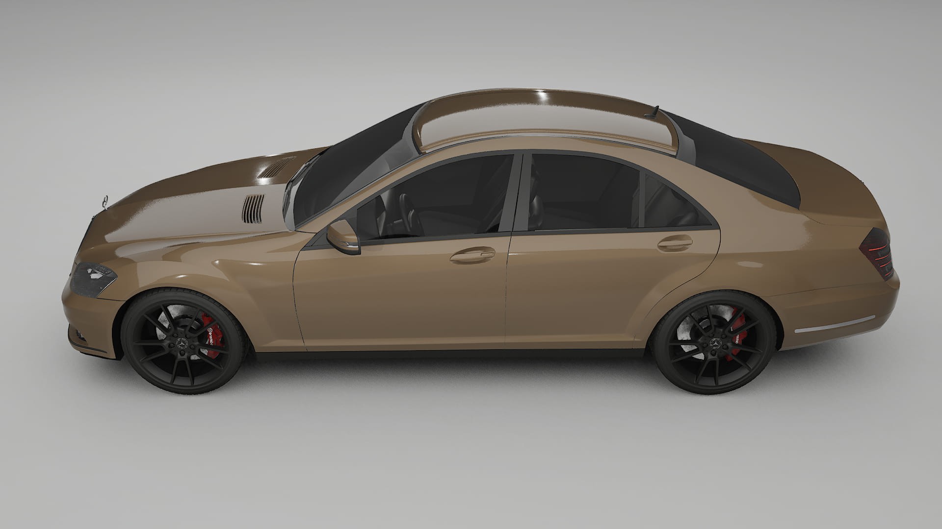 Mercedes S-class W221 facelift PPF Fólie | SAHARA TPU PPF - kompletní pre-cut kit
