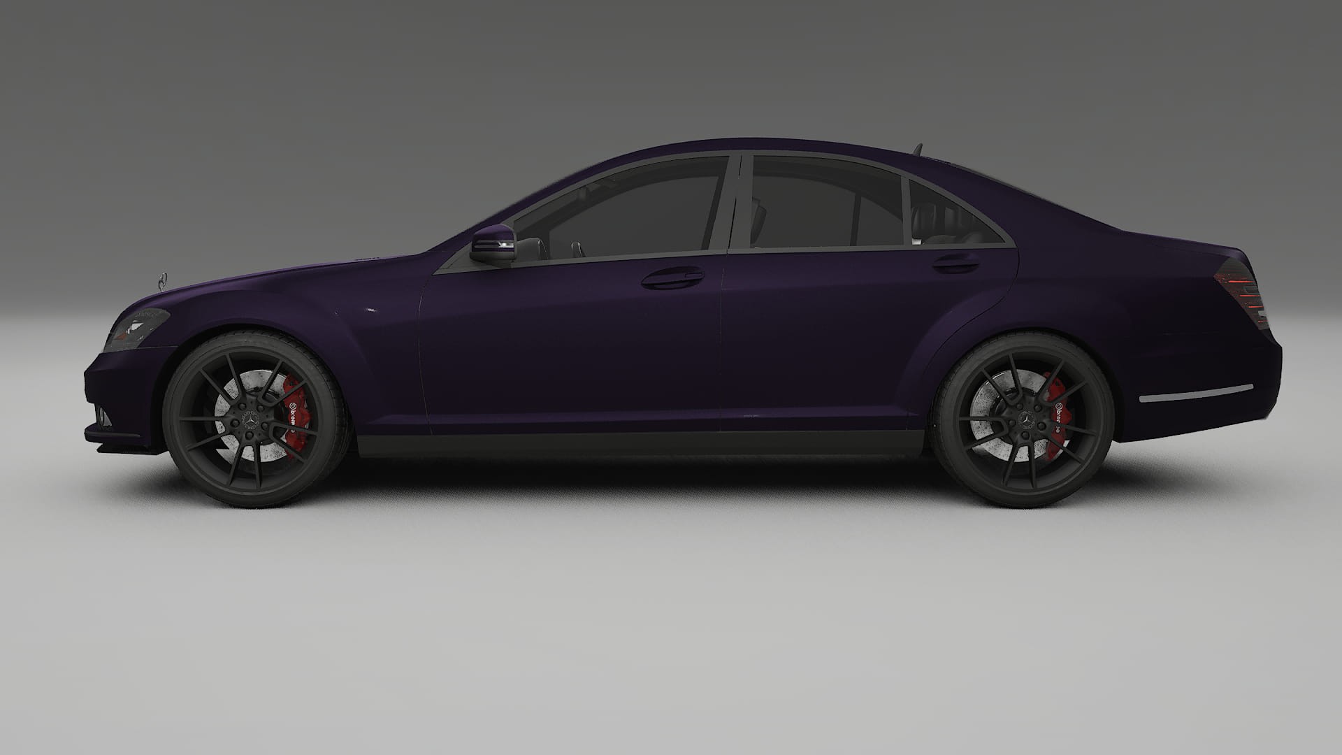 Mercedes S-class W221 facelift PPF Fólie | VIOLET TPU PPF - kompletní pre-cut kit