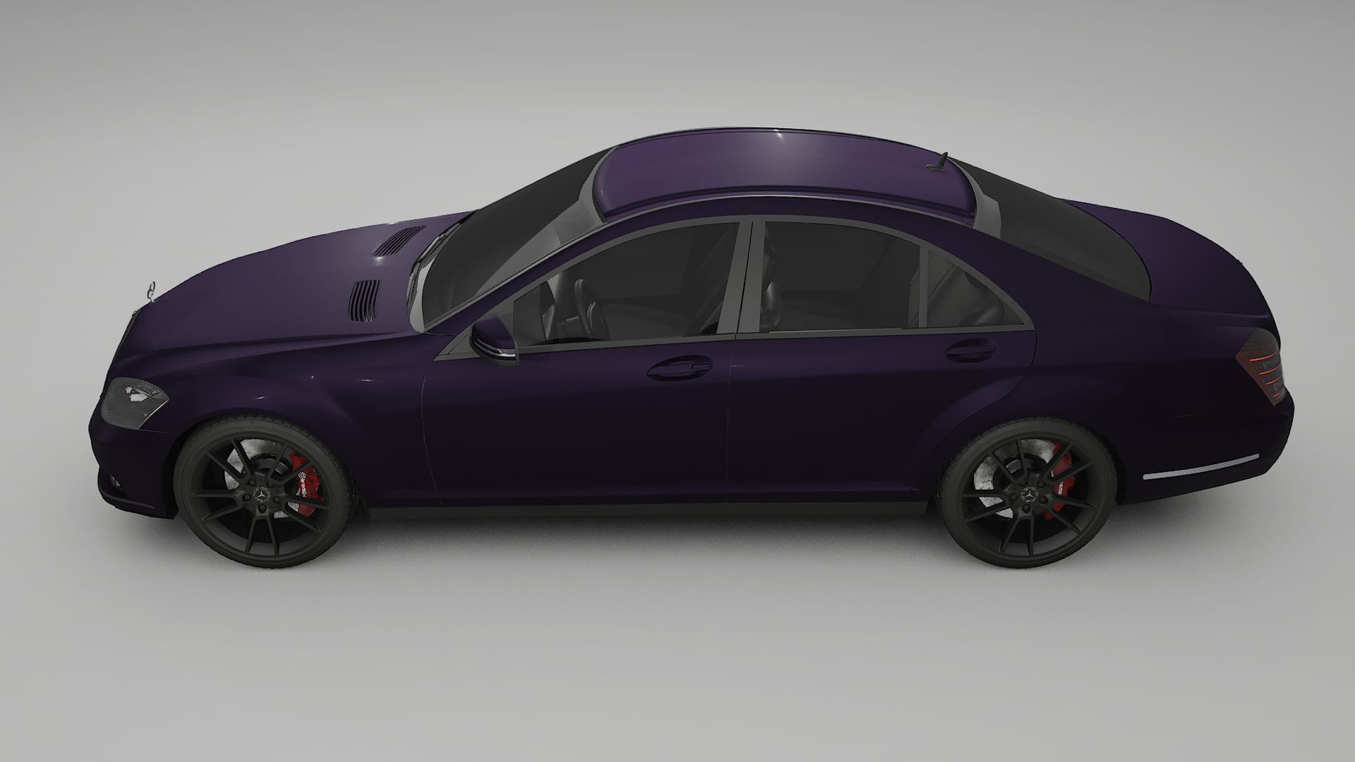 Mercedes S-class W221 facelift PPF Fólie | VIOLET TPU PPF - kompletní pre-cut kit