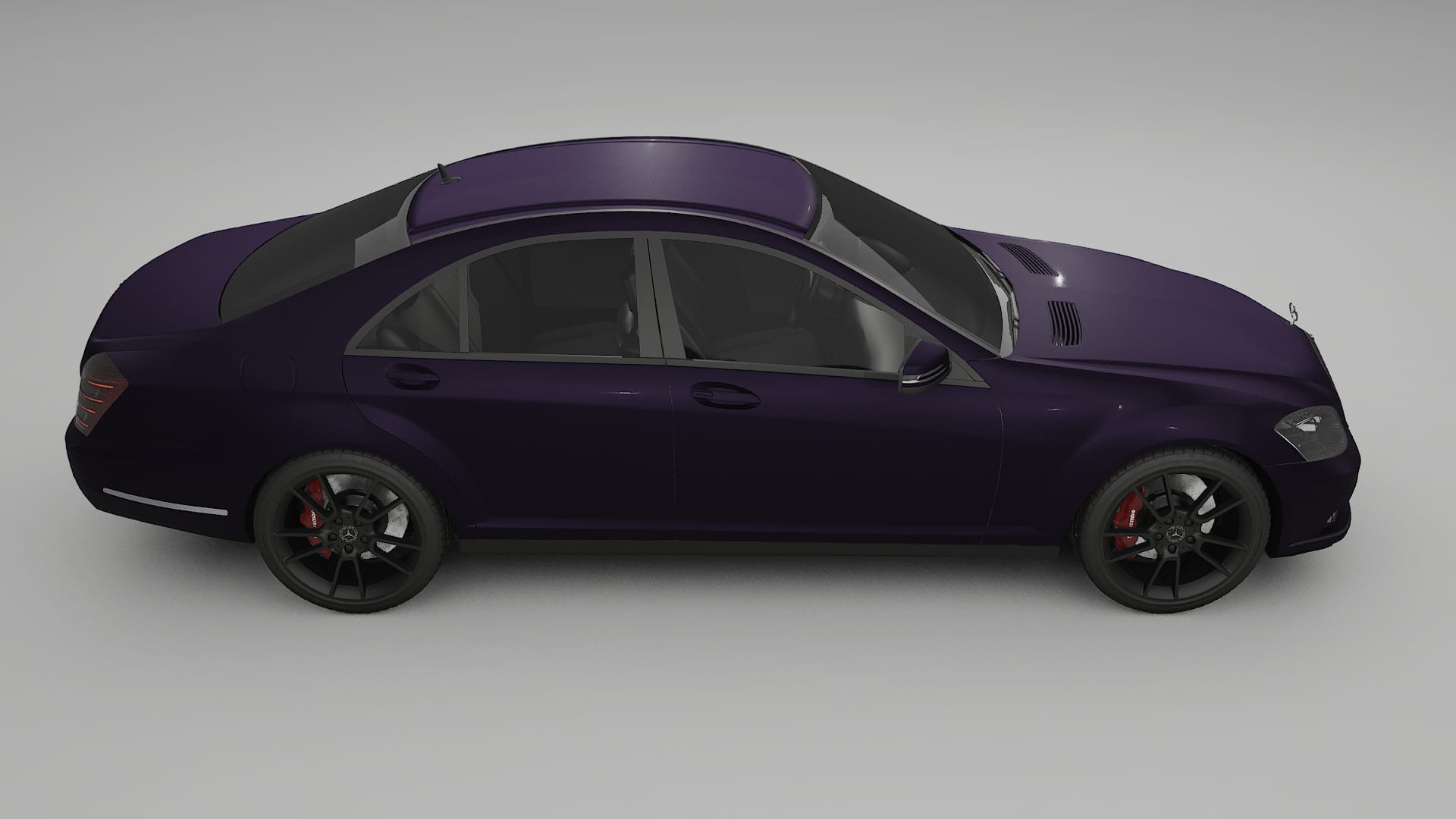 Mercedes S-class W221 facelift PPF Fólie | VIOLET TPU PPF - kompletní pre-cut kit