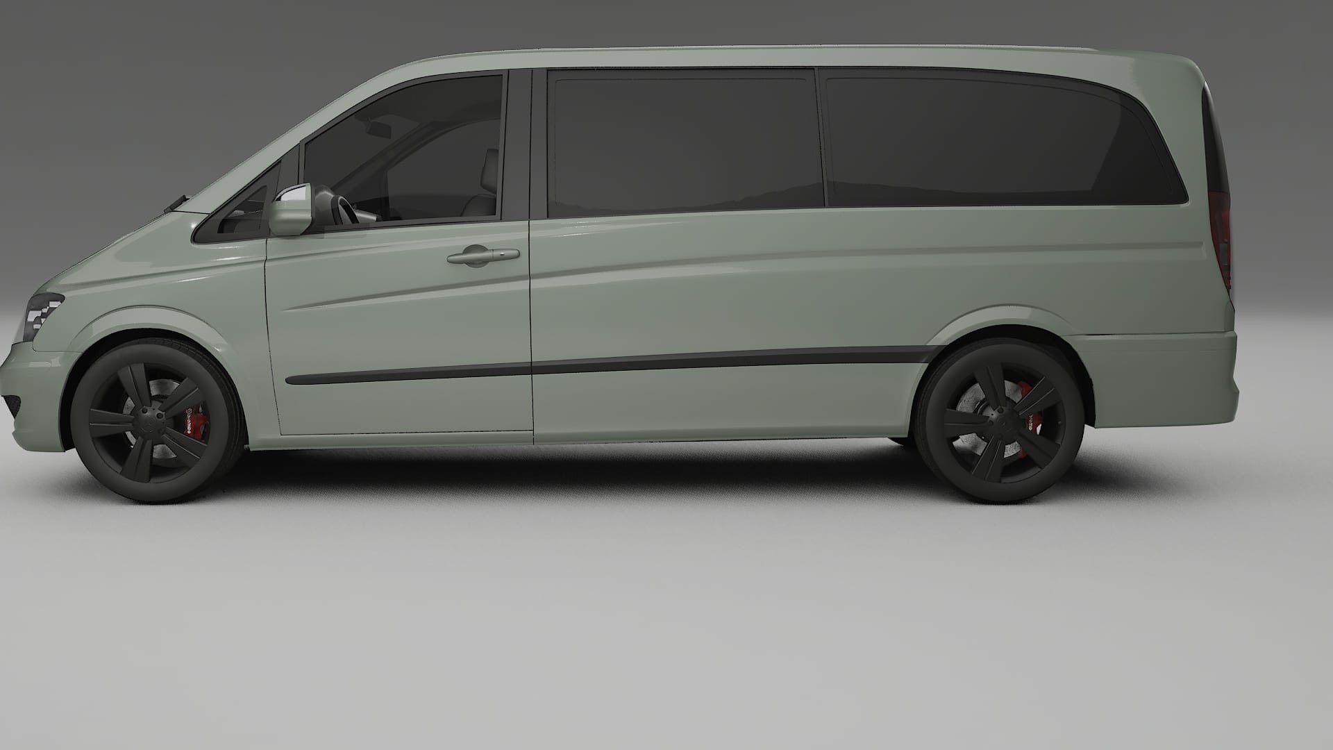 Mercedes Viano Extralong W439 Facelift PPF Fólie | SLATE TPU PPF - kompletní pre-cut kit
